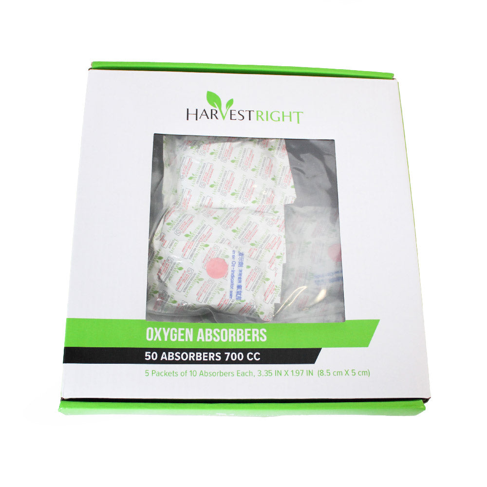 Harvest Right Freeze Dryer Oxygen Absorbers - 50 Pack | Long-Term Food Storage | Preserve Fruits, Meats & Emergency Supplies | Perfect for Home Freeze Drying & Survival Kits