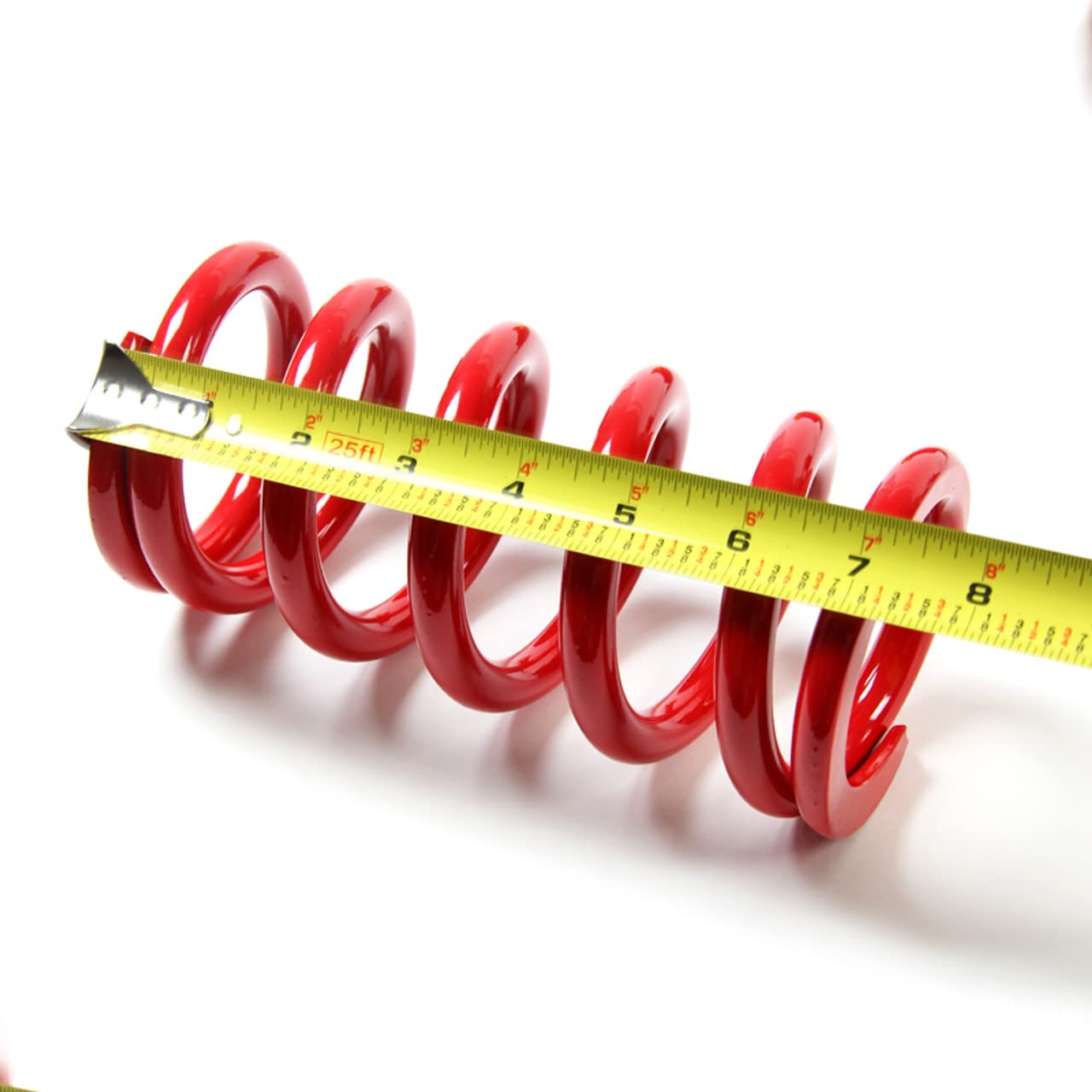 Spec-D Tuning CO-CV88-V2-TOM Red Coil Over Spring Kit with Scale - Performance Suspension Upgrade for Honda Civic, Acura Integra - Perfect for Street Racing & Track Use