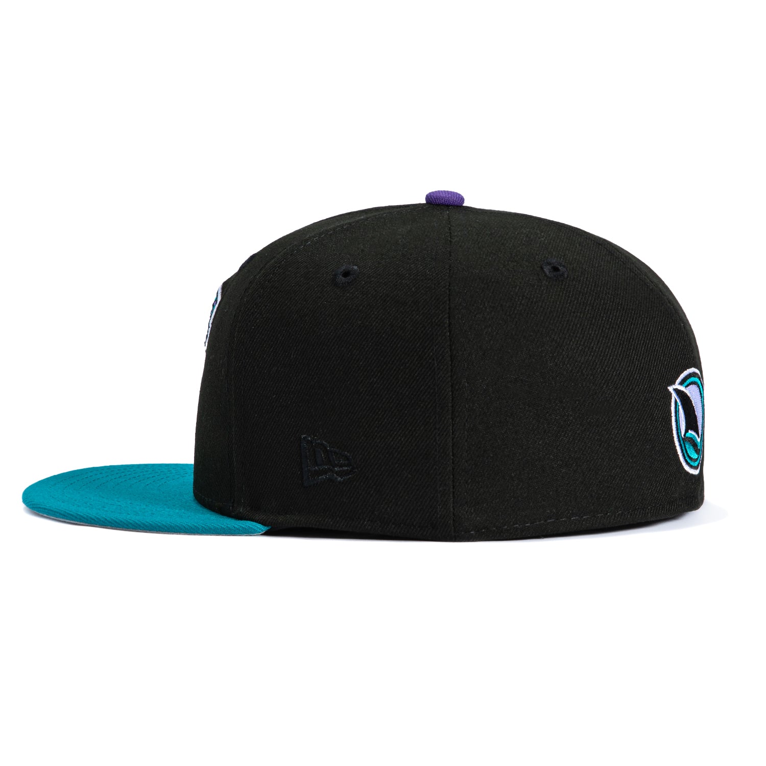 New Era 59Fifty San Jose Sharks Tiburones Snapback Hat - Black & Teal Adjustable Baseball Cap for Men - Perfect for Sports Fans, Game Days & Streetwear Fashion
