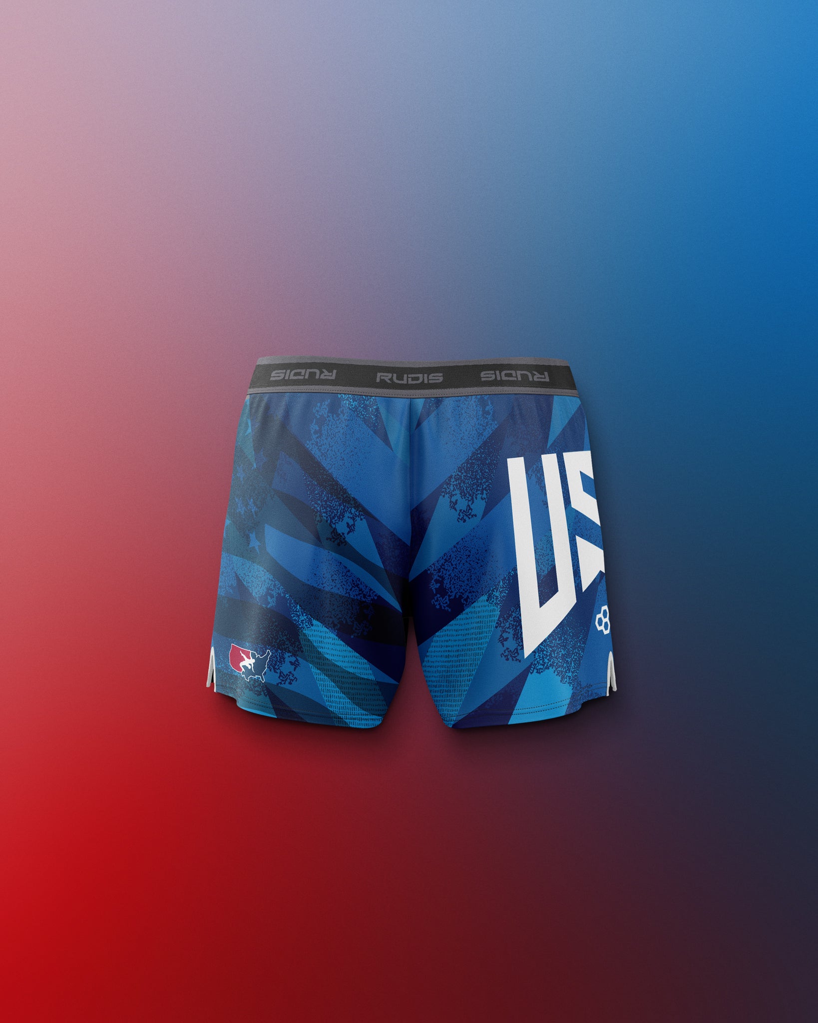 USAW Grit Icon Girls' Performance Shorts - High-Quality Sublimated Athletic Shorts for Running, Training & Workouts - Perfect for Gym, Sports & Active Lifestyle