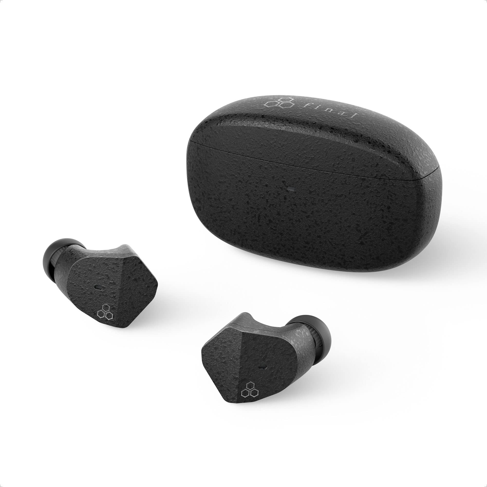 Final ZE3000 True Wireless Earbuds - Hi-Fi Sound Quality, 35H Playback, IPX4 Waterproof, aptX Adaptive, Touch Control, Lossless Audio Support | Perfect for Gym, Commuting & Travel (Black)