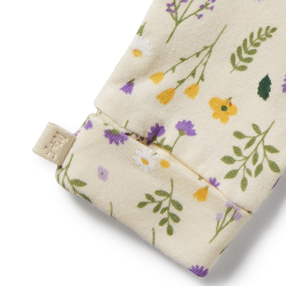 Bella Floral Organic Mittens for Women - Soft Winter Gloves with Floral Design, Warm & Cozy Hand Protection for Outdoor Activities, Hiking, and Snow Sports