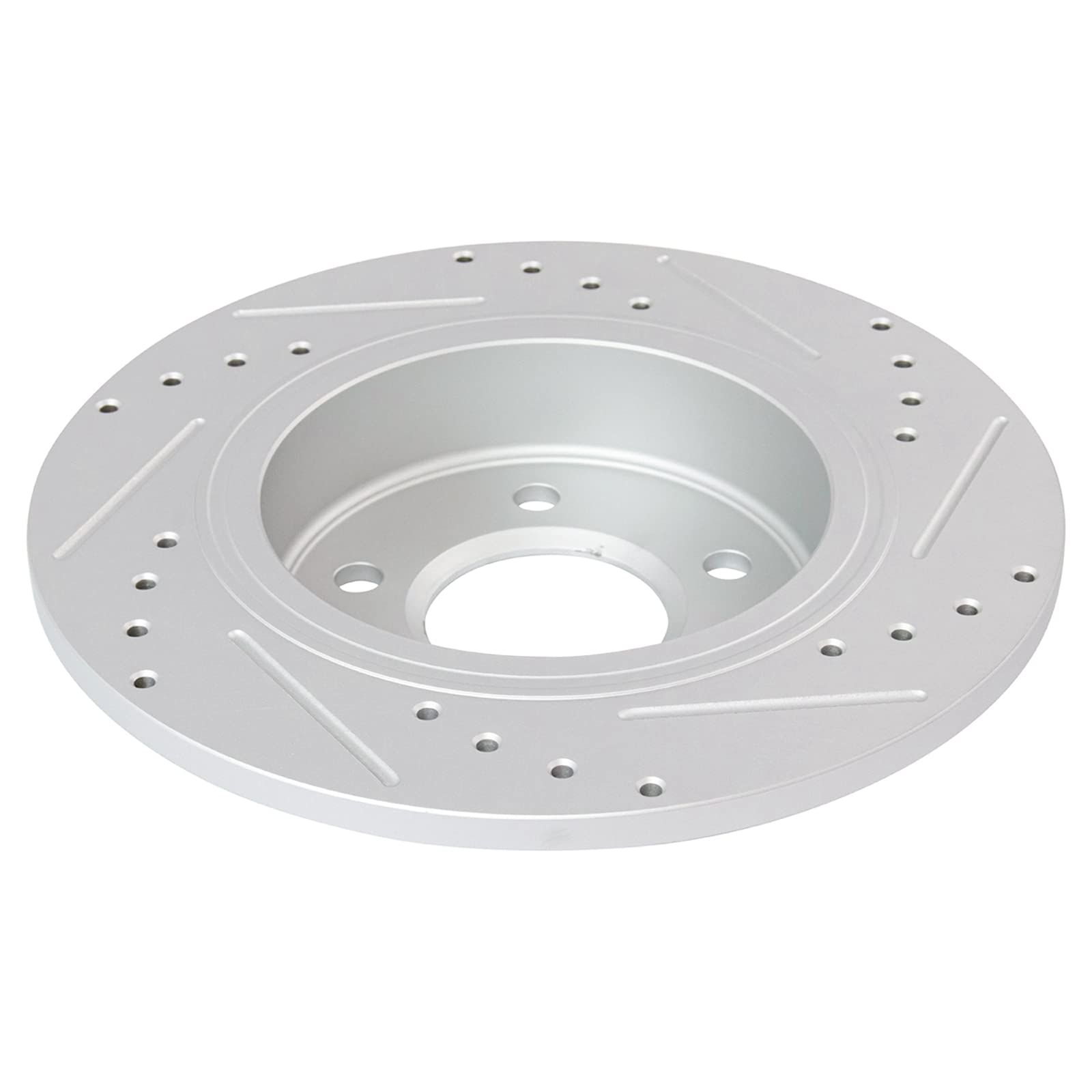 TRQ Performance Brake Kit - Rear Semi-Metallic Brake Pads & G-Coated Rotors for 2006-2011 Cadillac DTS | Premium Braking System for Smooth Stops & Enhanced Safety | Ideal for City Driving, Highway Commutes & Performance Upgrades
