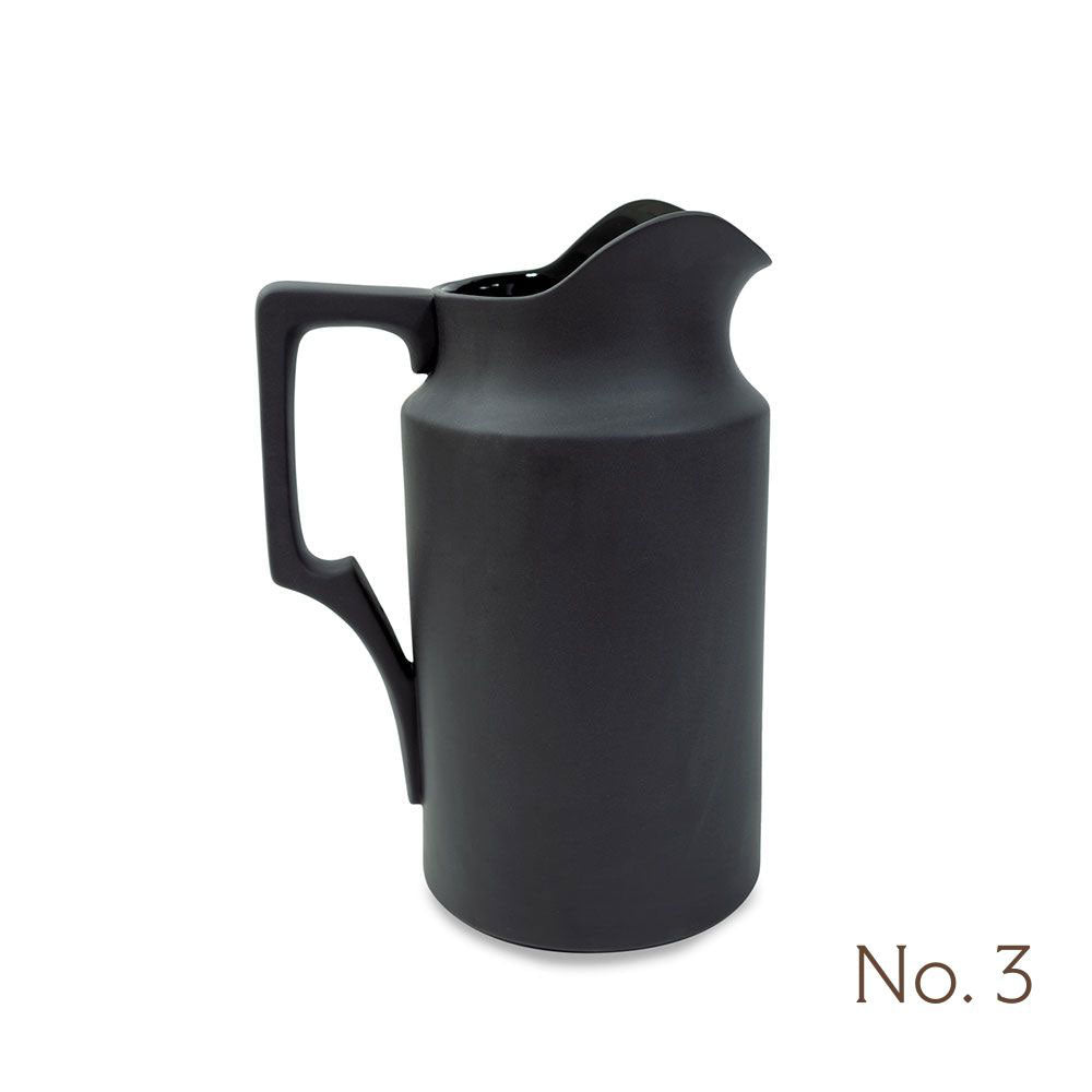 Premium Black Stoneware Pitcher - Handcrafted Ceramic Water Jug for Kitchen, Dining & Home Decor - Perfect for Iced Tea, Lemonade & Entertaining Guests