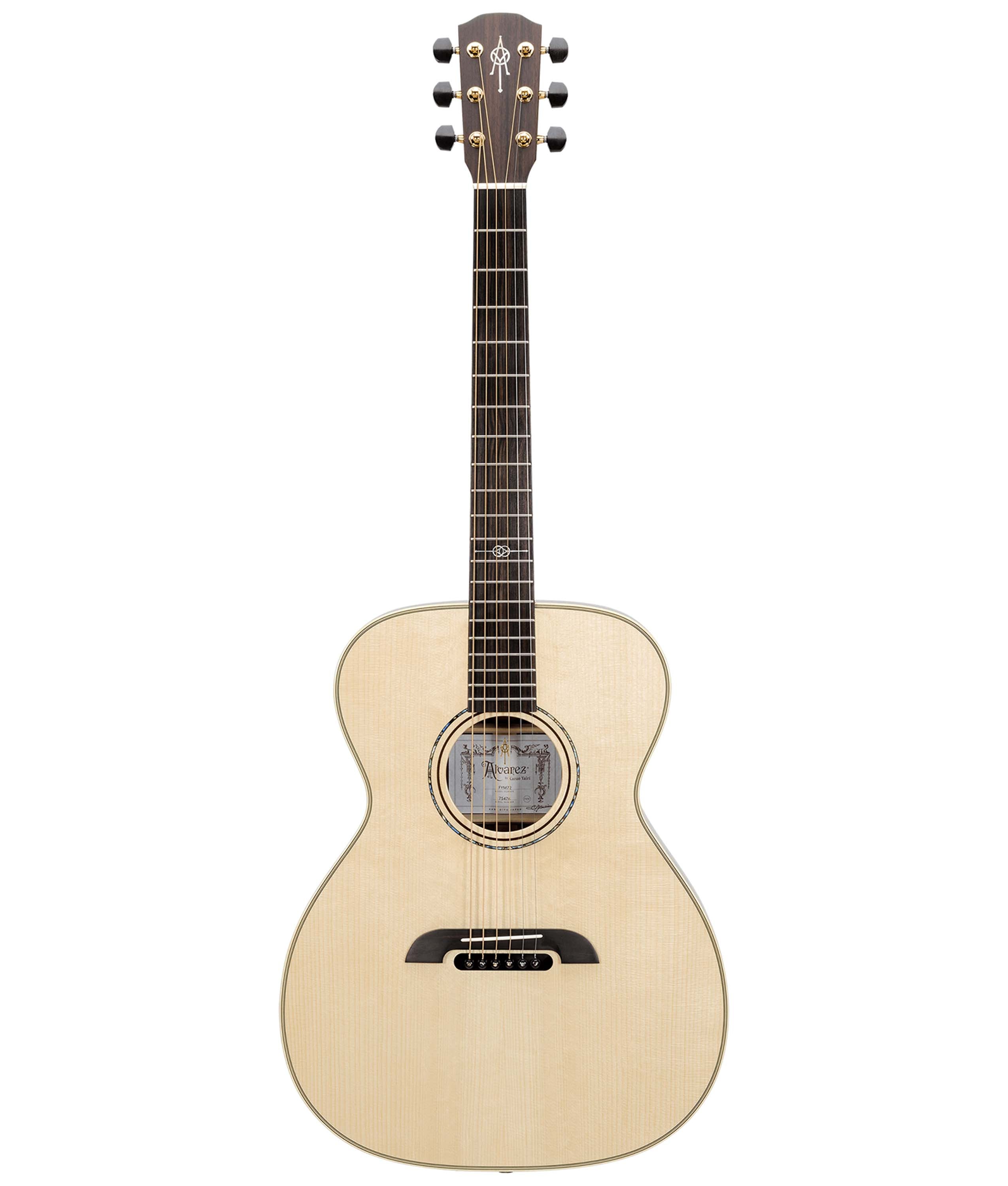 Alvarez FYM72 Yairi Masterworks OM/Folk Acoustic Guitar - Spruce Top & Rosewood Back/Sides - Perfect for Live Performances, Studio Recording & Home Practice