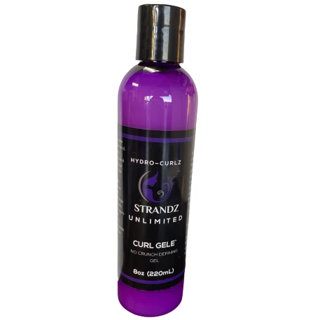 STRANDZ UNLIMITED CURL GEL - No Crunch Defining Gel for Natural Curly Hair | Perfect for Daily Styling & Frizz Control