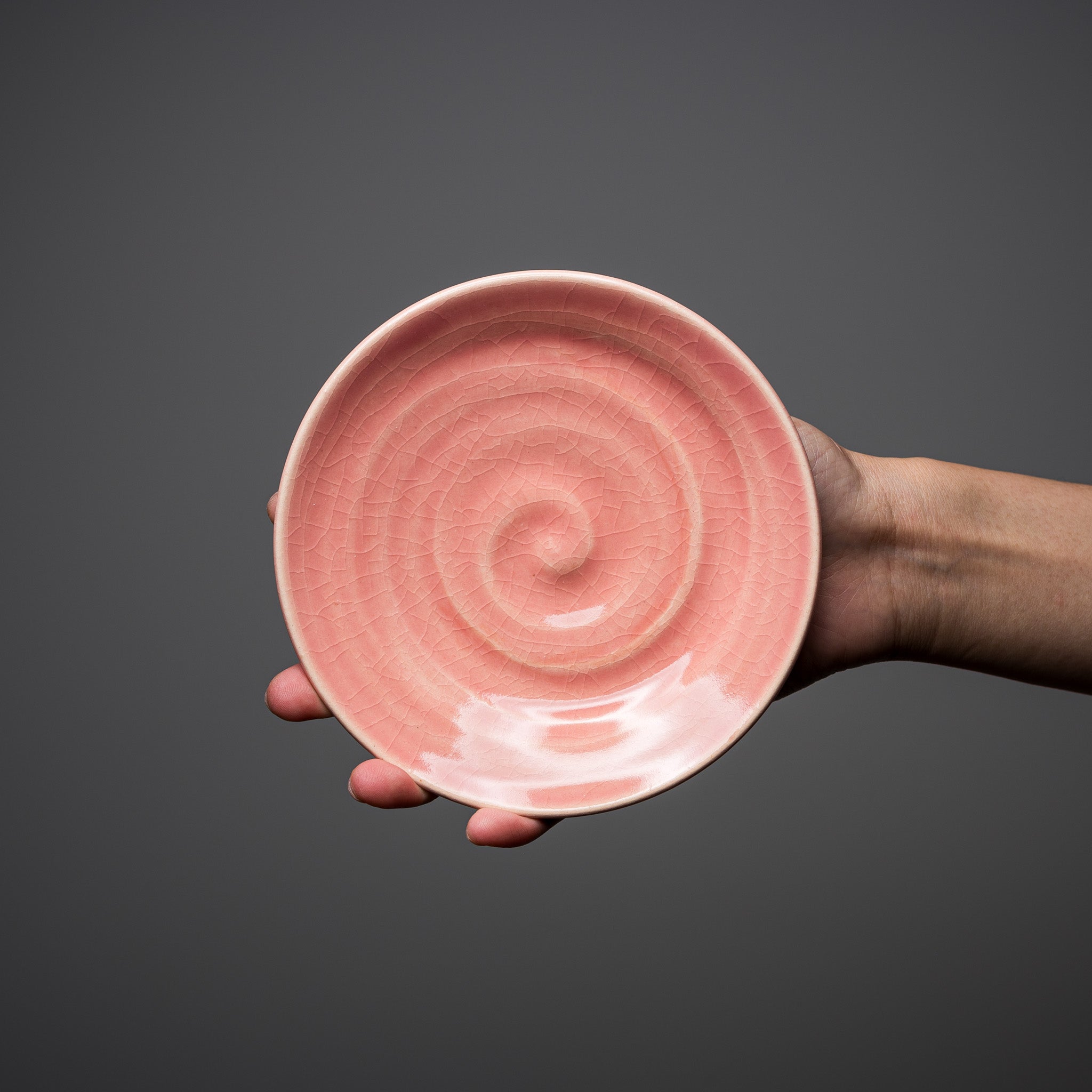 NINSHU 13 cm Single Plate - Omuro Cherry Blossom Design, Japanese Style Ceramic Dish for Sushi, Desserts & Appetizers | Perfect for Home Dining, Parties & Gifts