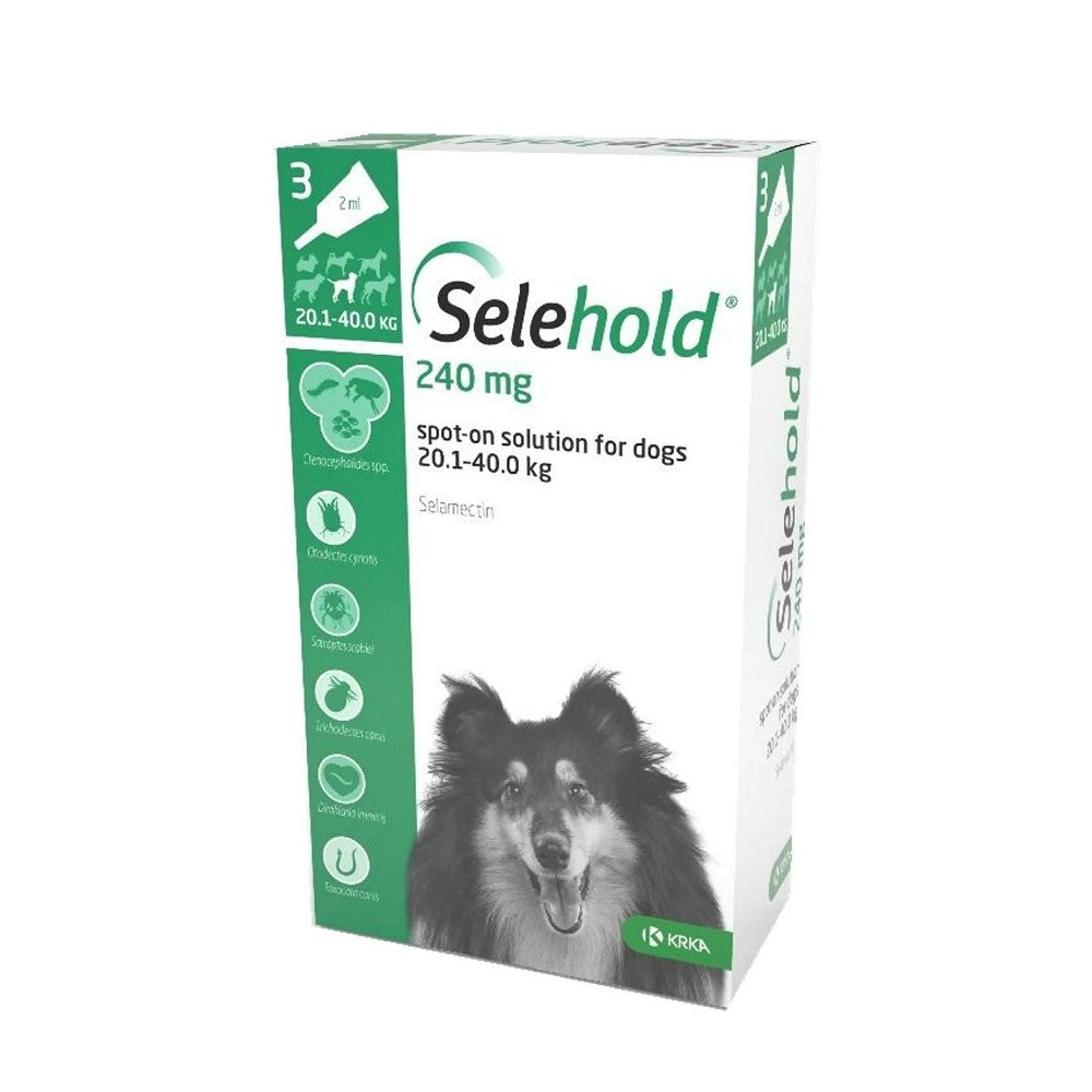 Selehold Spot On Flea & Tick Treatment for Dogs - Fast-Acting, Waterproof Topical Solution for Puppies & Adult Dogs - Perfect for Outdoor Adventures & Home Protection