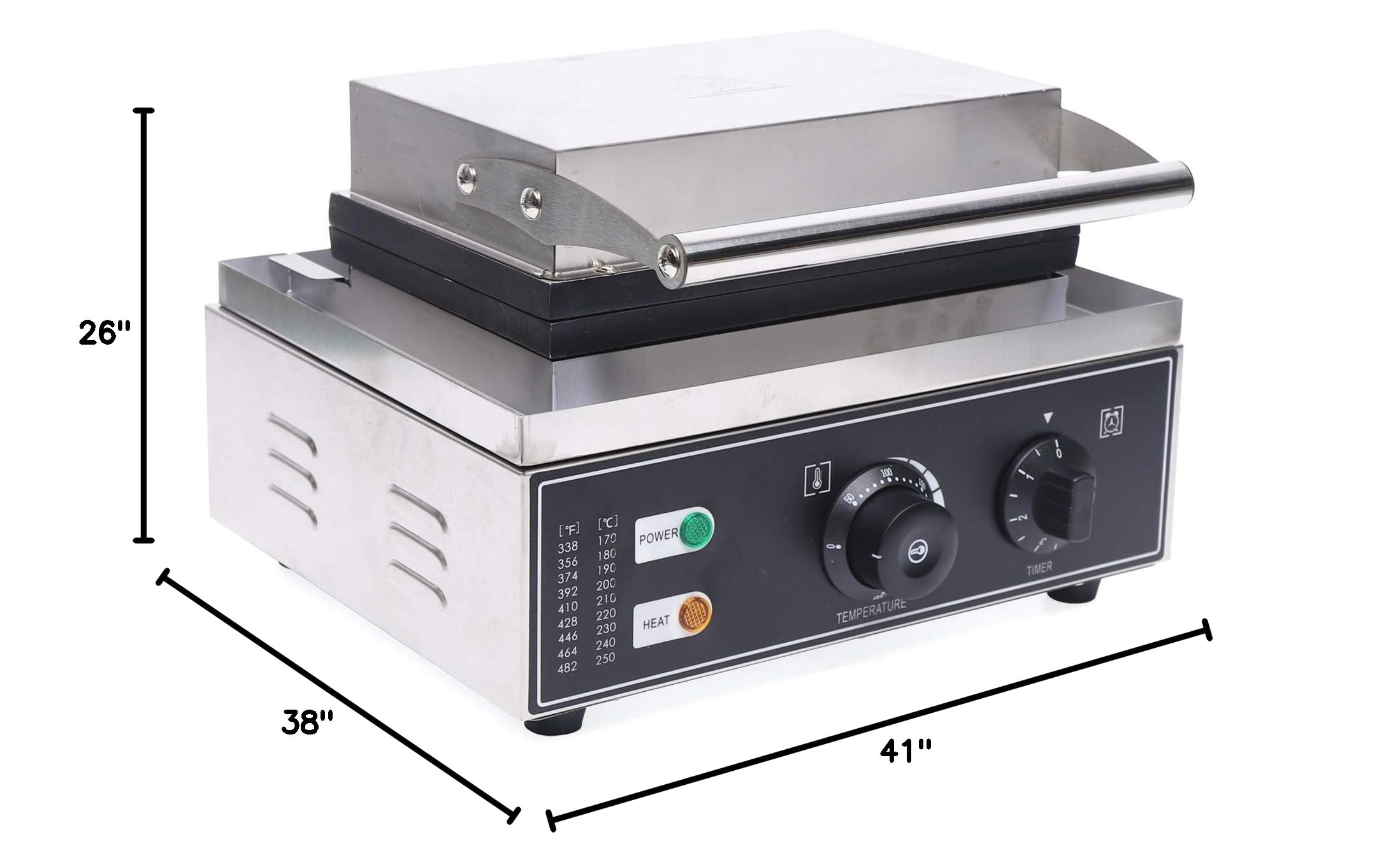 Electric Donut Maker Machine - 12Pcs Stainless Steel Commercial Doughnut Baker, 110V 1550W Nonstick Pancake & Donut Maker for Home & Bakery - Perfect for Breakfast, Parties, Cafes and Dessert Shops