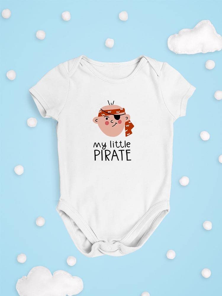 Smartprints Pirate Boy Baby Bodysuit - Cute Pirate-Themed Onesie for Infants & Toddlers - Perfect for Halloween, Costume Parties & Pirate-Themed Photo Shoots