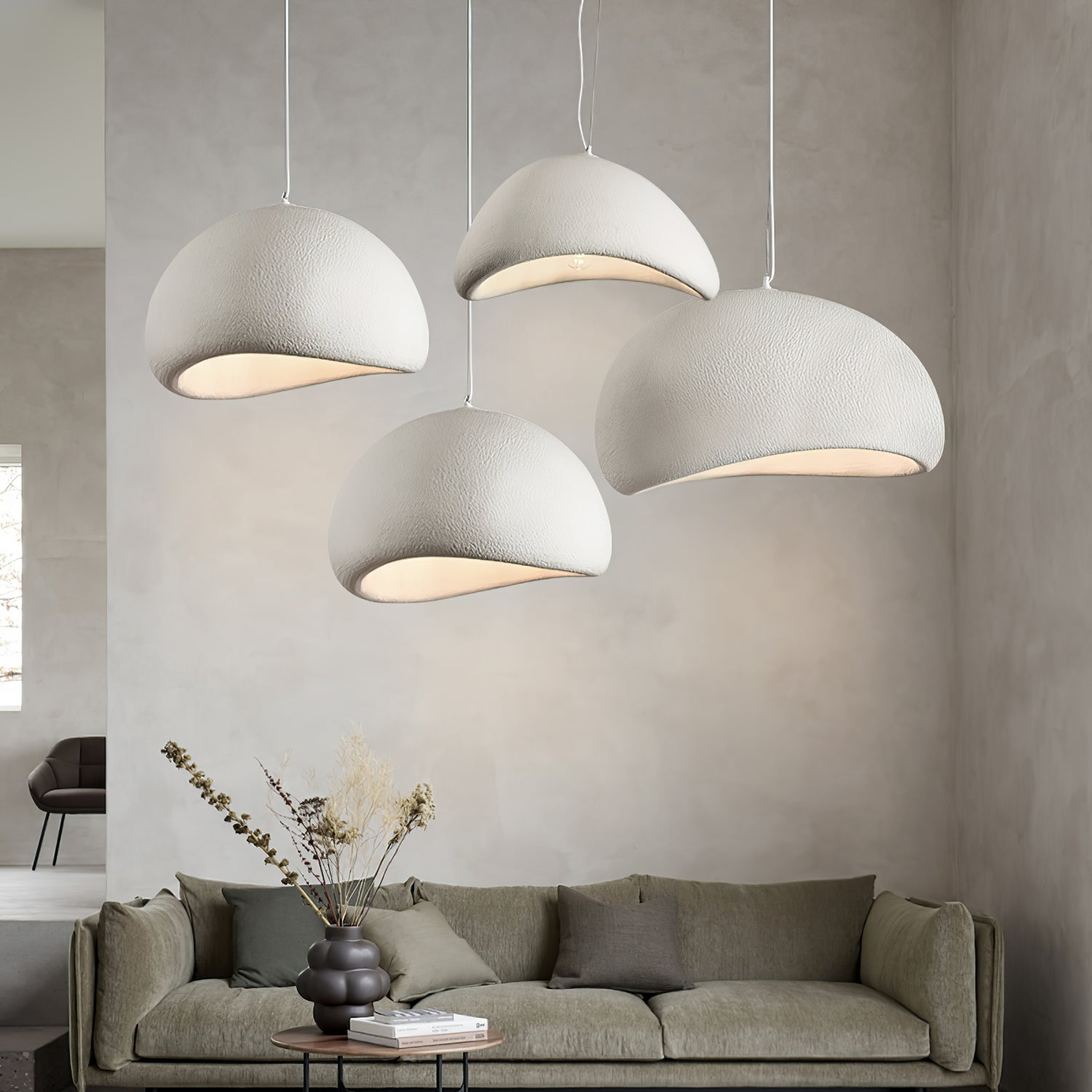 Modern Cloud Pendant Light Fixture - Stylish Hanging Ceiling Lamp for Living Room, Bedroom & Dining Area - Perfect for Home Decor and Ambient Lighting