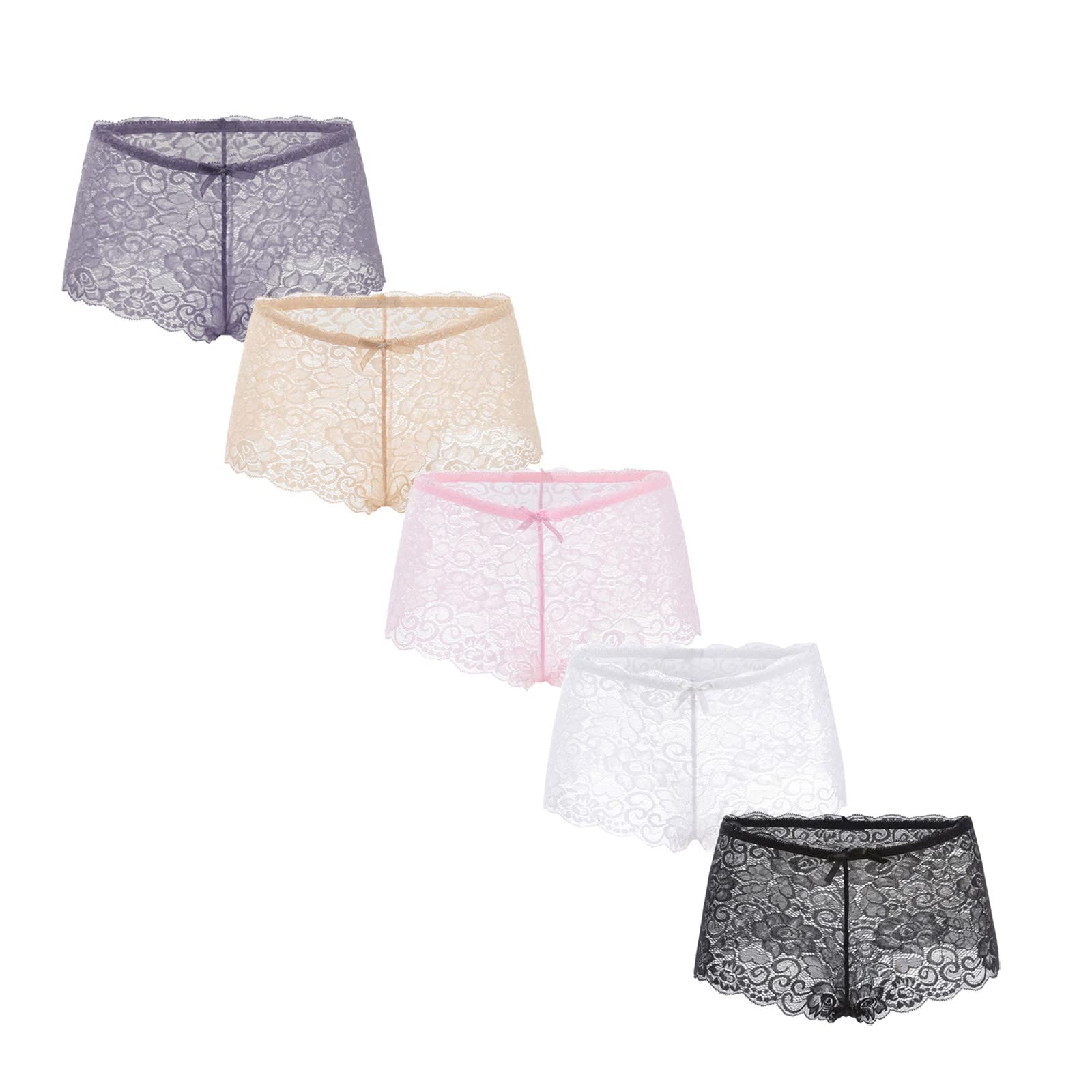 Women's Cotton Underwear 5-Pack - Soft Breathable Full Coverage Briefs for Women | Comfortable Ladies Panties for Everyday Wear, Workout & Sleep