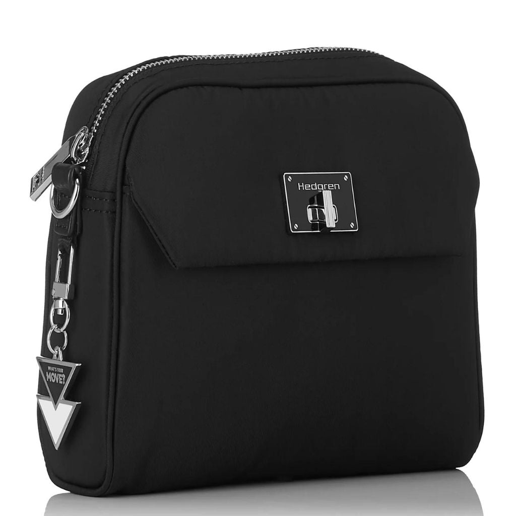 Hedgren Fair Shoulder Bag for Women - Lightweight Durable Travel Crossbody Purse, Black - Perfect for Work, Commuting & Weekend Outings