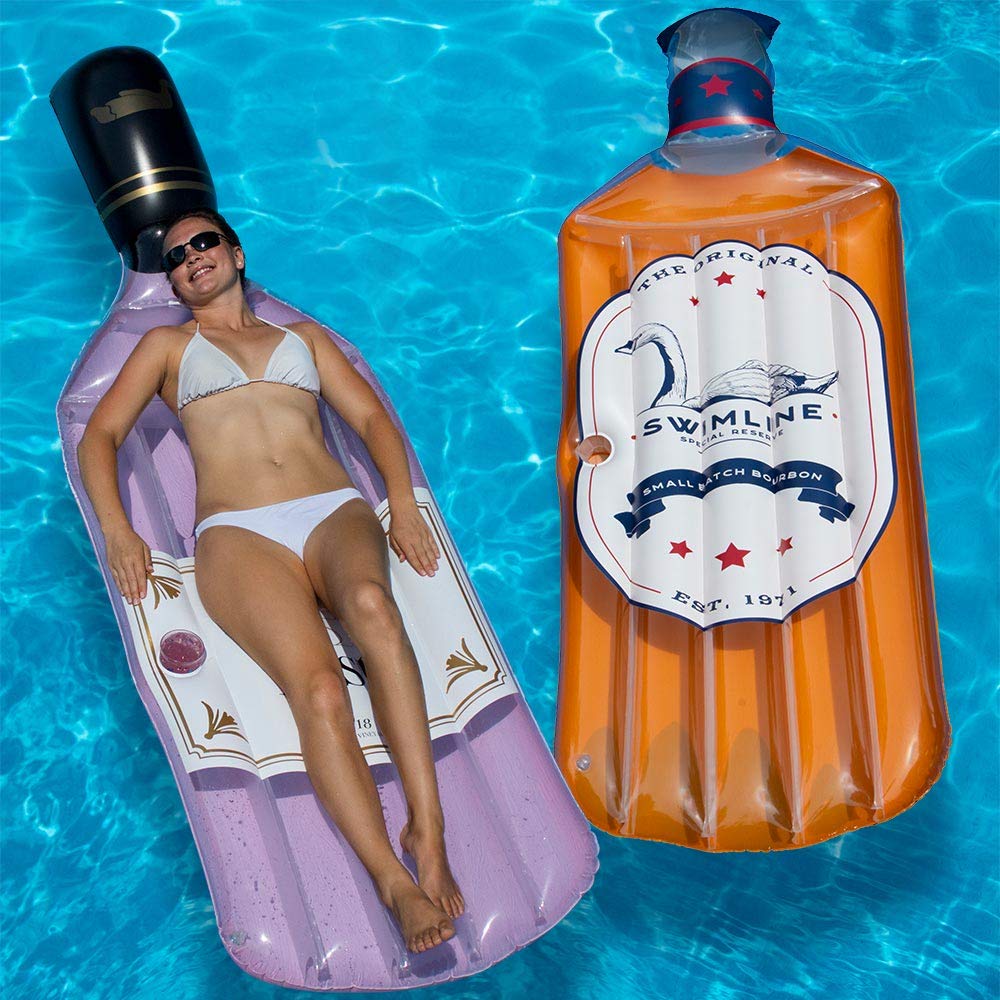 Premium Bourbon Float & Rose Float Combo Pack - Luxurious Bath & Body Gift Set for Relaxation, Spa Day, Anniversary or Valentine's Day Present