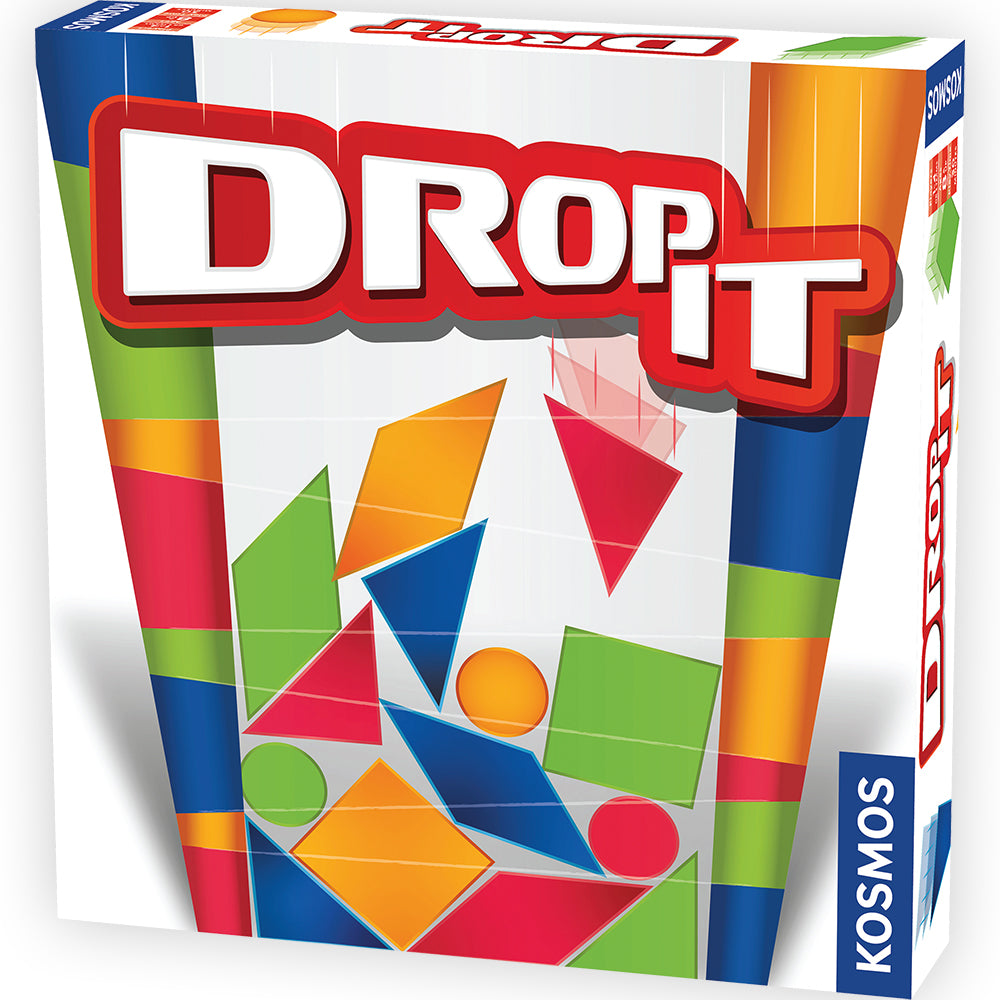 Drop It Version 2 - Fun Family Board Game for Kids & Adults - Perfect for Game Nights, Parties & Indoor Activities
