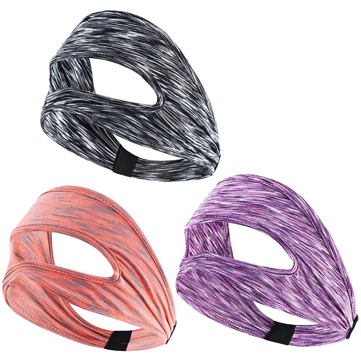 3-Pack Reusable & Washable VR Face Covers for Oculus Quest 2, HTC Vive, PS VR - Enhanced Comfort for Extended Gaming & Virtual Reality Sessions