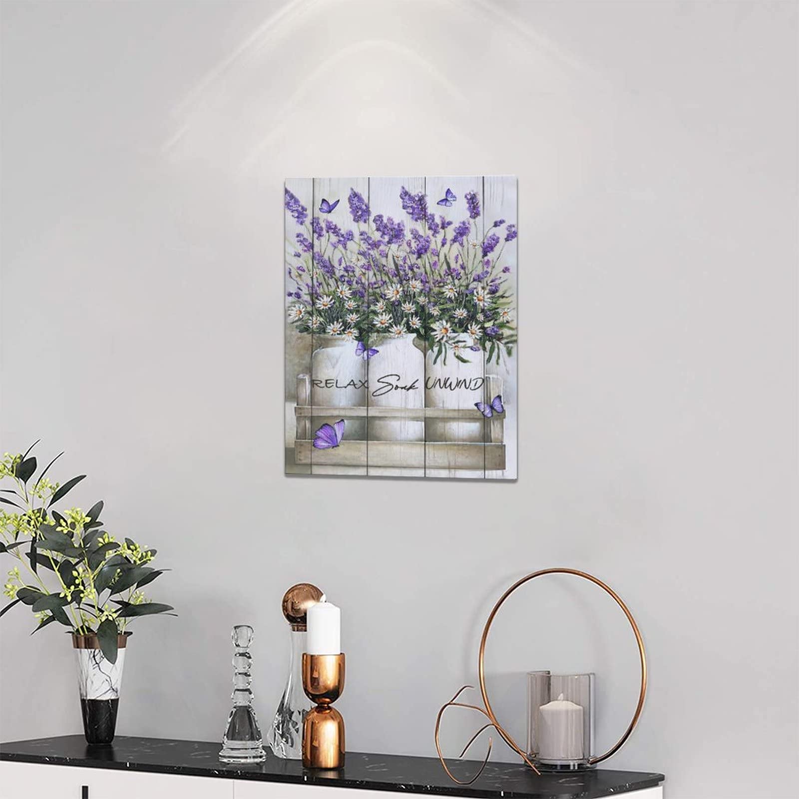 Lavender Wall Art 12x16
