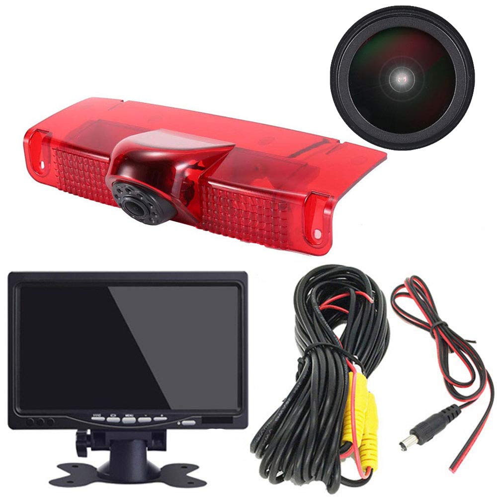 New Version Car Third Roof Top Mount Brake Lamp Camera with 7