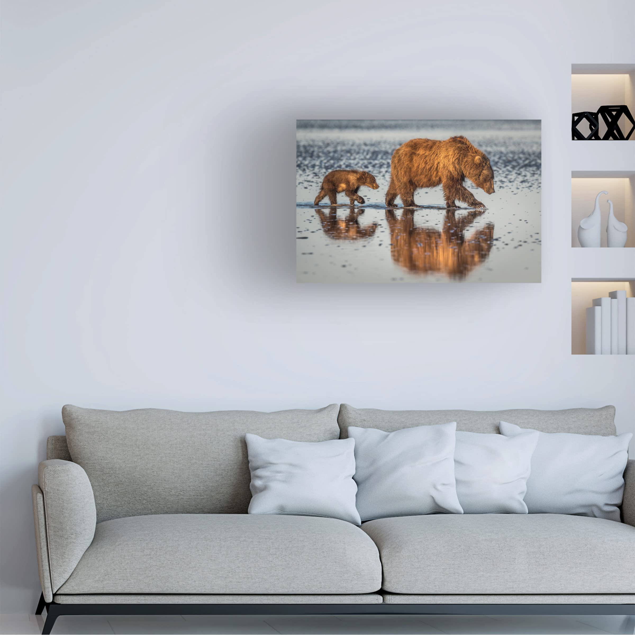 Trademark Fine Art 'Beauty And The Beast' Canvas Print by Jeffrey C. Sink | Disney-Inspired Wall Decor for Living Room, Bedroom & Nursery