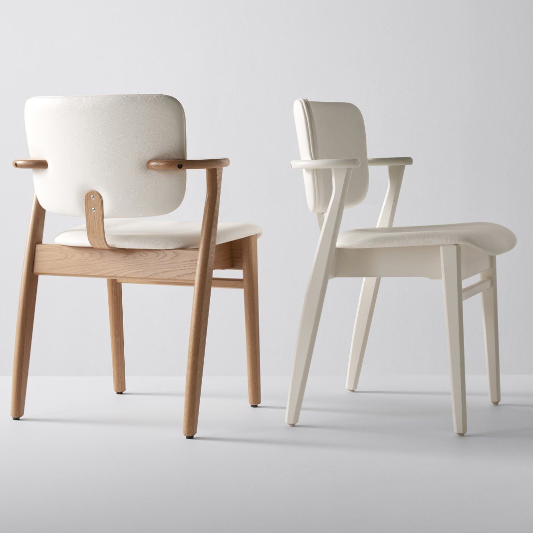 Artek Domus Chair - Mid-Century Modern Wooden Dining Chair for Home & Office - Perfect for Dining Rooms, Kitchens, and Workspaces