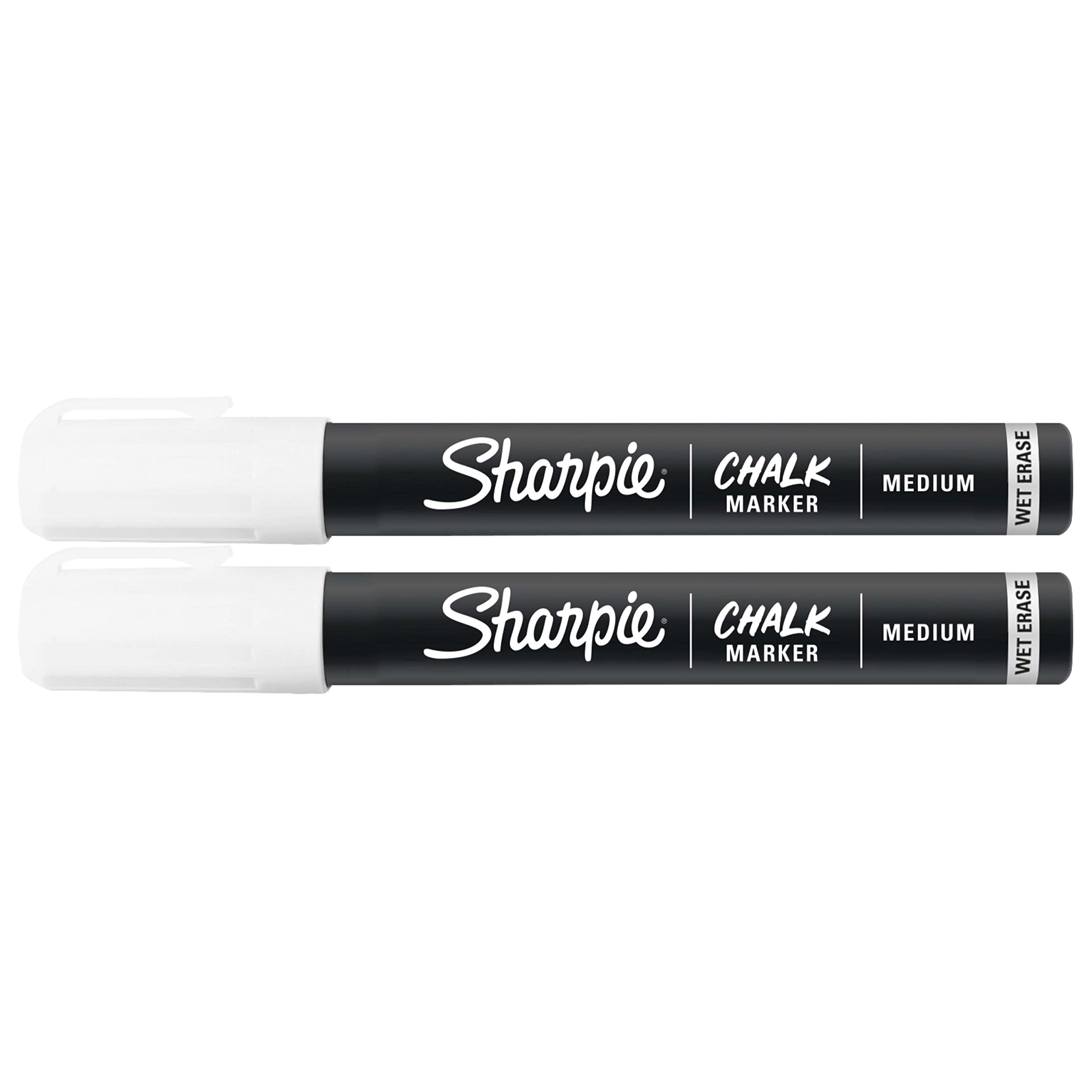 SHARPIE Chalk Markers - Wet Erase Whiteboard Markers, 2-Pack - Perfect for Restaurants, Classrooms & DIY Projects
