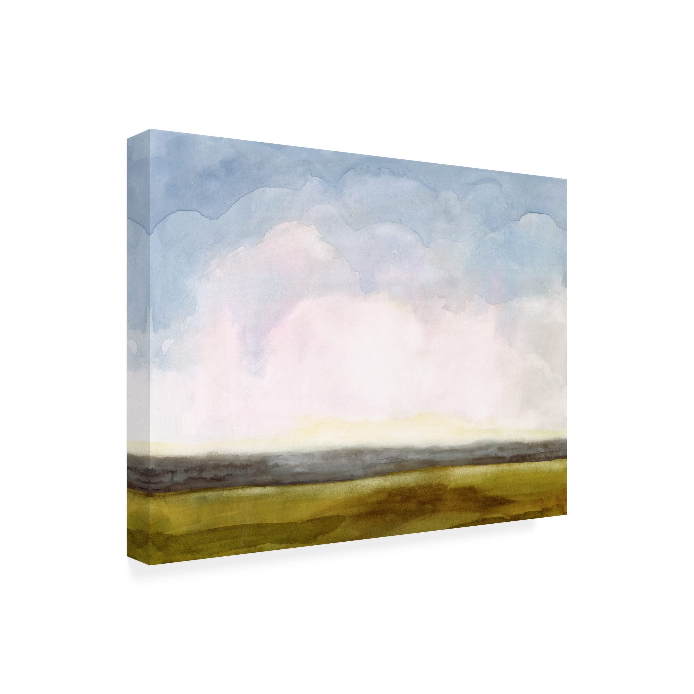 Victoria Borges 'Cumulus Horizon I' Canvas Wall Art Print - Modern Landscape Painting for Living Room, Bedroom & Office Decor | Trademark Fine Art Collection