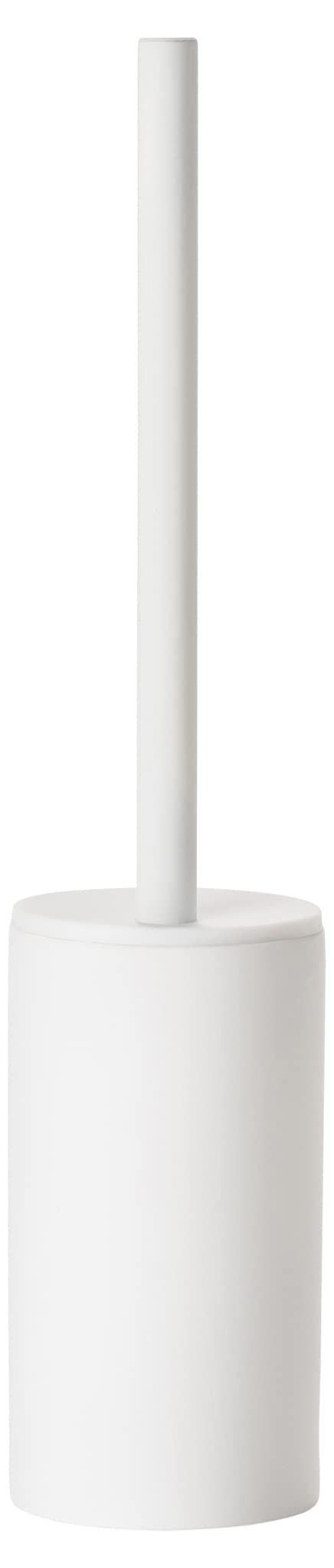 Zone Solo 330241 White Toilet Brush - 17.7 Inch (44.8cm) Height, 3.3 Inch (8.4cm) Diameter - Durable Bathroom Cleaning Tool for Toilets, Sinks & Tubs - Perfect for Home, Office & RV Use