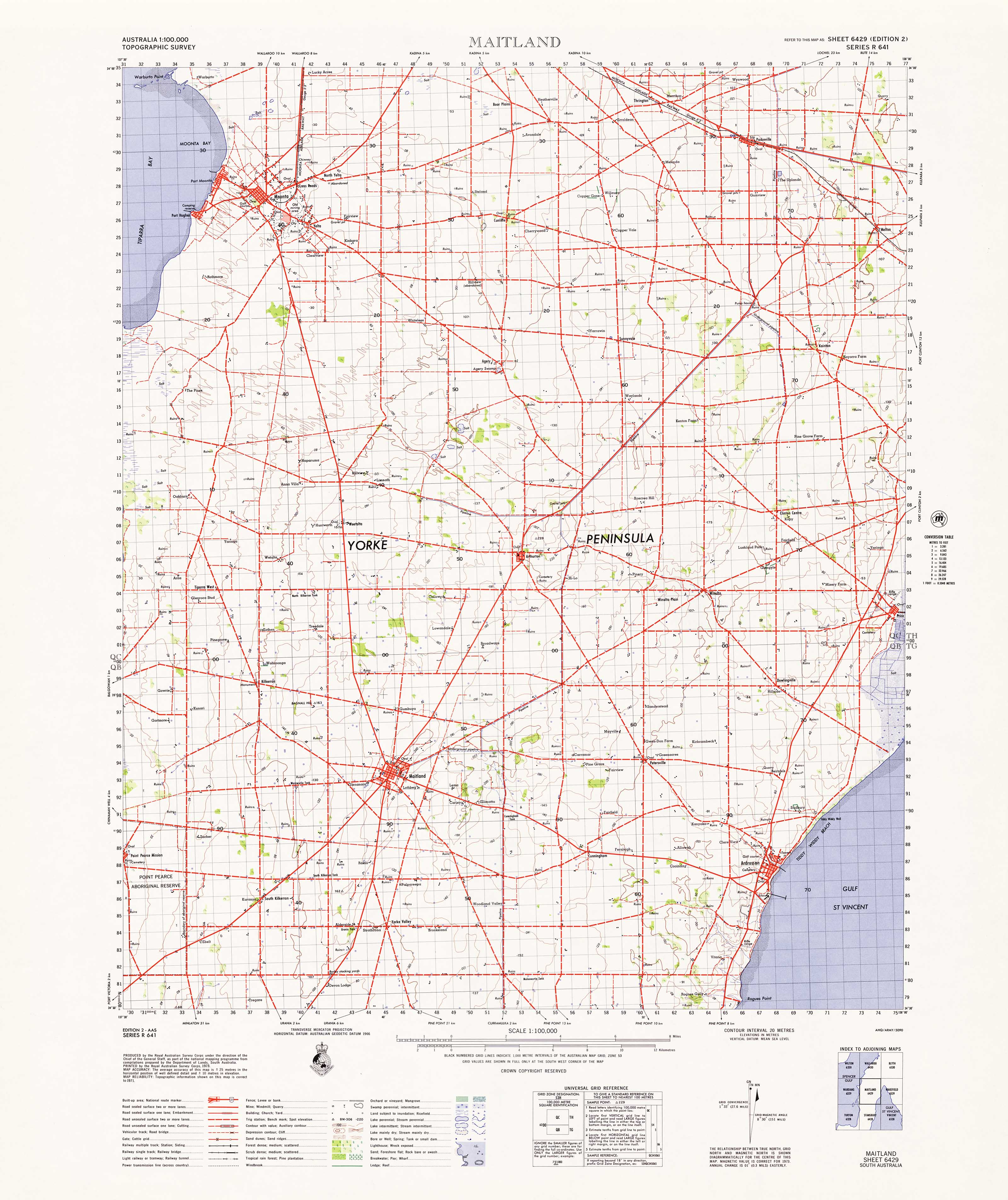 1:100k Topographic Map of Maitland - Detailed Hiking, Camping & Outdoor Adventure Guide - Perfect for Backpacking, Trail Navigation & Geology Studies