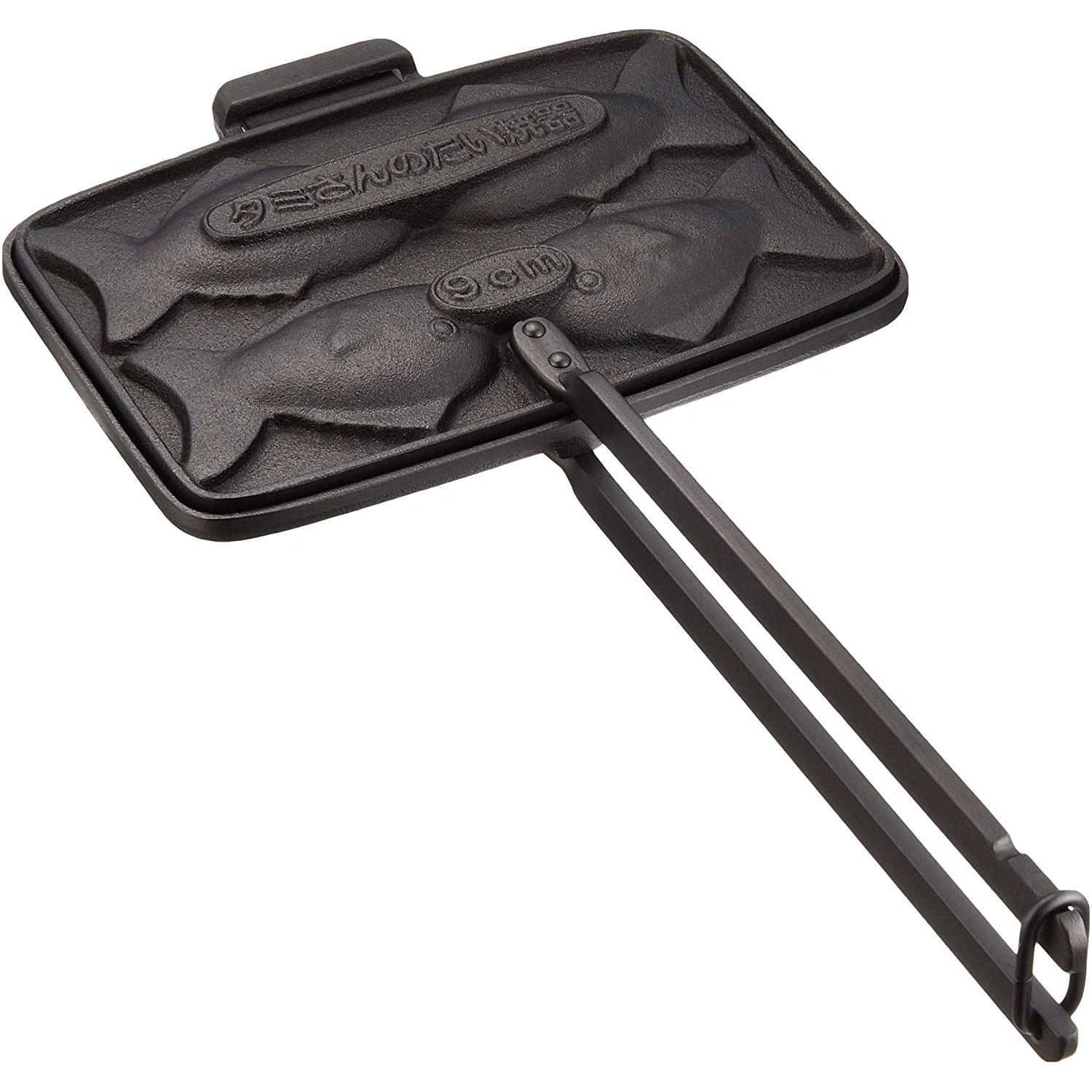 Premium Oigen Nambu Cast Iron Taiyaki Maker (Model F 463) - Authentic Japanese Fish-Shaped Cake Pan for Home Baking, Breakfast & Dessert Making