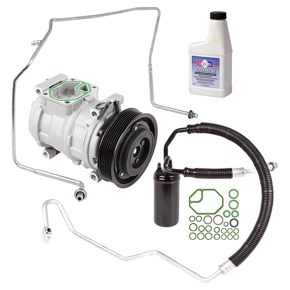 New AC Compressor & A/C Kit for 1993-1998 Jeep Grand Cherokee V8 (ZJ Model) - BuyAutoParts 60-80163RK | Perfect for Summer Cooling & HVAC System Repair