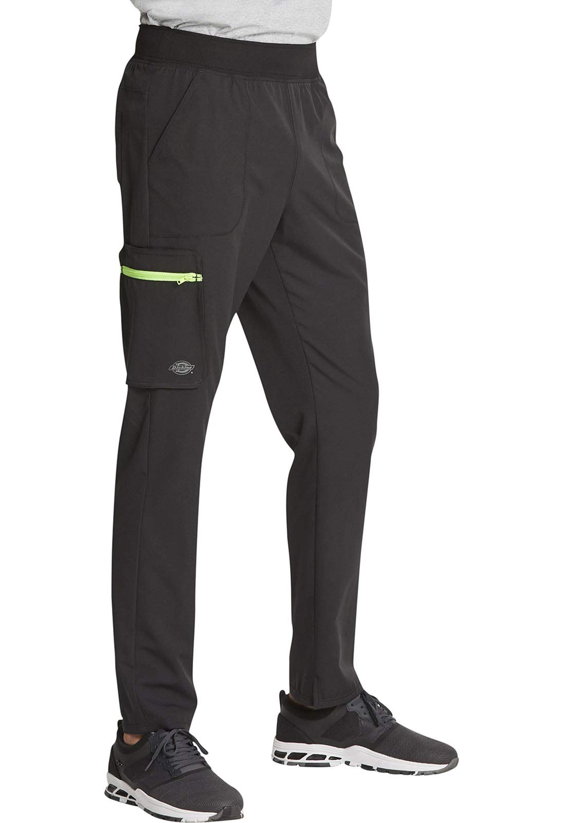 Dickies Dynamix Men's Scrubs Pants - Mid Rise Pull-On Cargo Work Pants DK225 | Comfortable Medical Uniform for Nurses & Healthcare Professionals | Perfect for Hospitals, Clinics & Long Shifts
