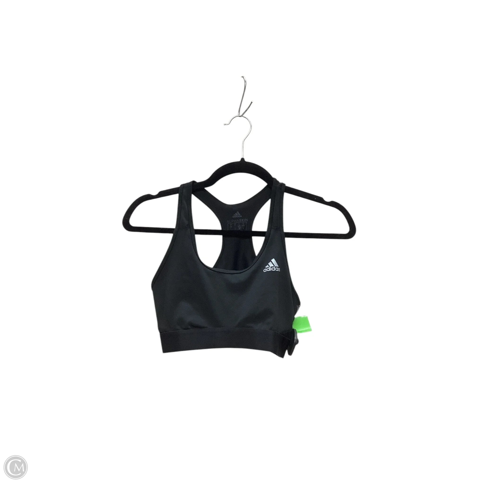 Adidas Women's Black Athletic Sports Bra Size S - High Support Workout Top for Running, Yoga & Gym Fitness