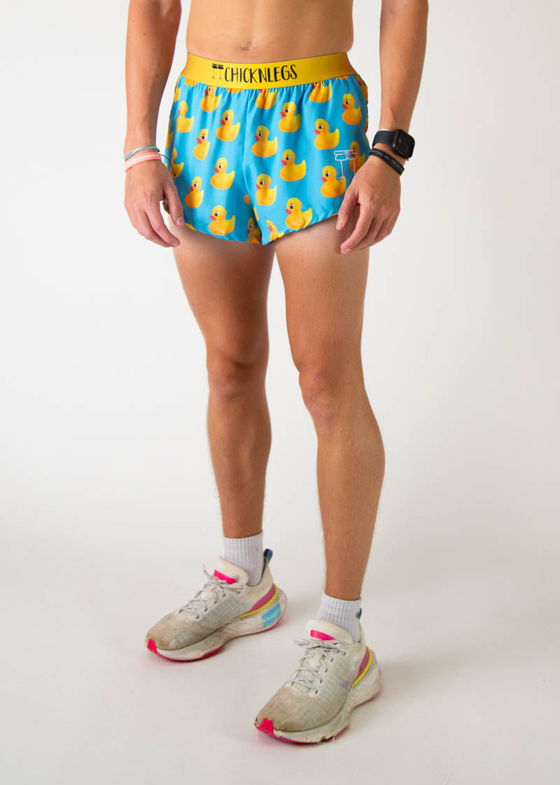 Men's Quick-Dry Running Shorts with Split Design - Lightweight & Breathable for Gym, Workout, and Outdoor Activities