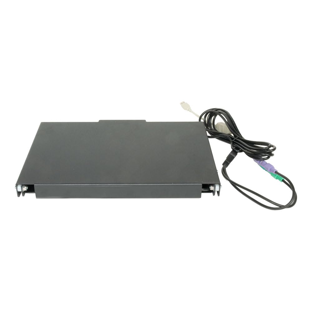 RackSolutions Keyboard Wall Mount Bracket - Heavy Duty Adjustable Under Desk Tray for Ergonomic Workspace Setup (Home Office, Gaming, Studio)