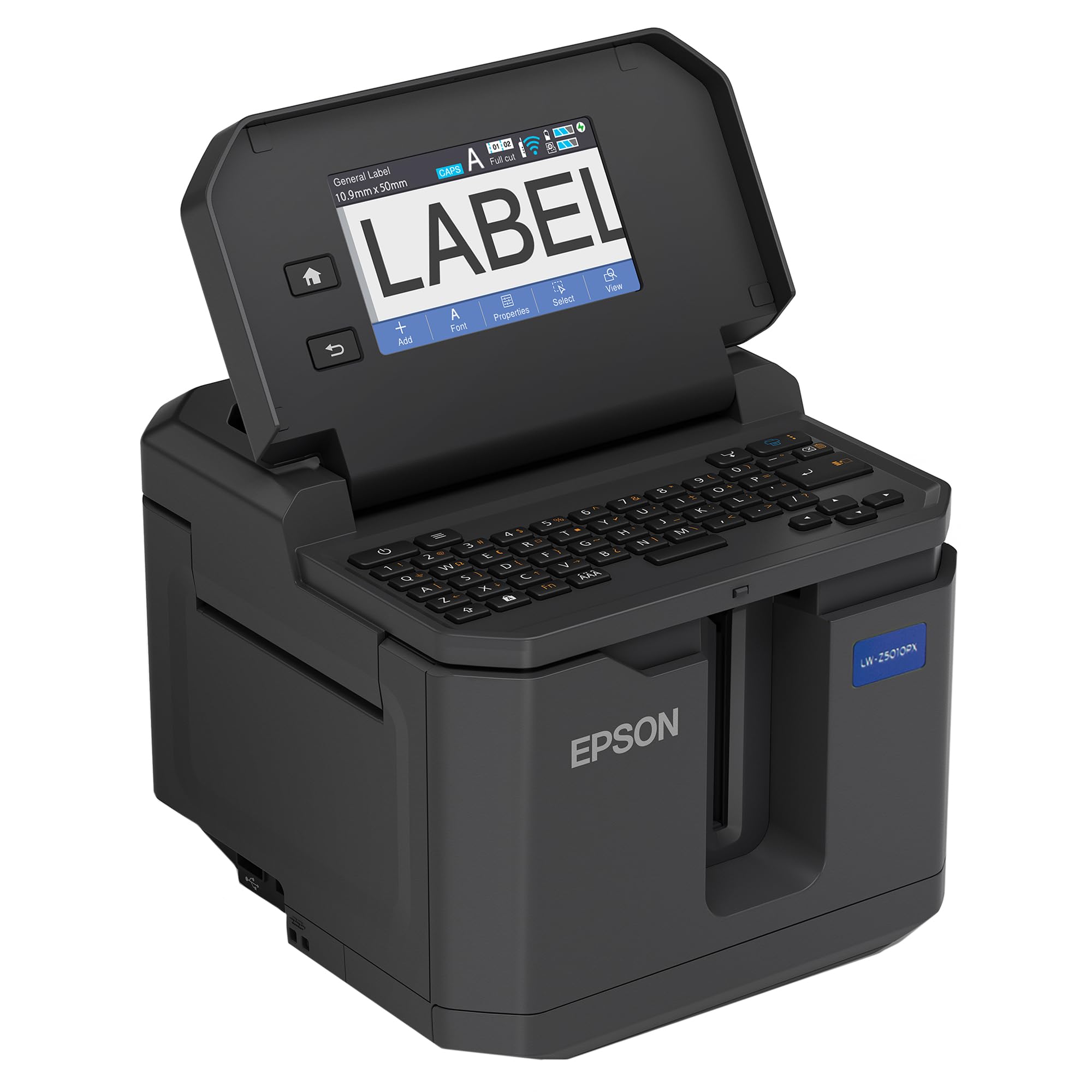 Epson LW-Z5010PX Industrial Label Printer Kit - High-Speed Desktop Label Maker with PX 147' Bulk Rolls & Accessories for Warehouse, Office, and Retail Organization
