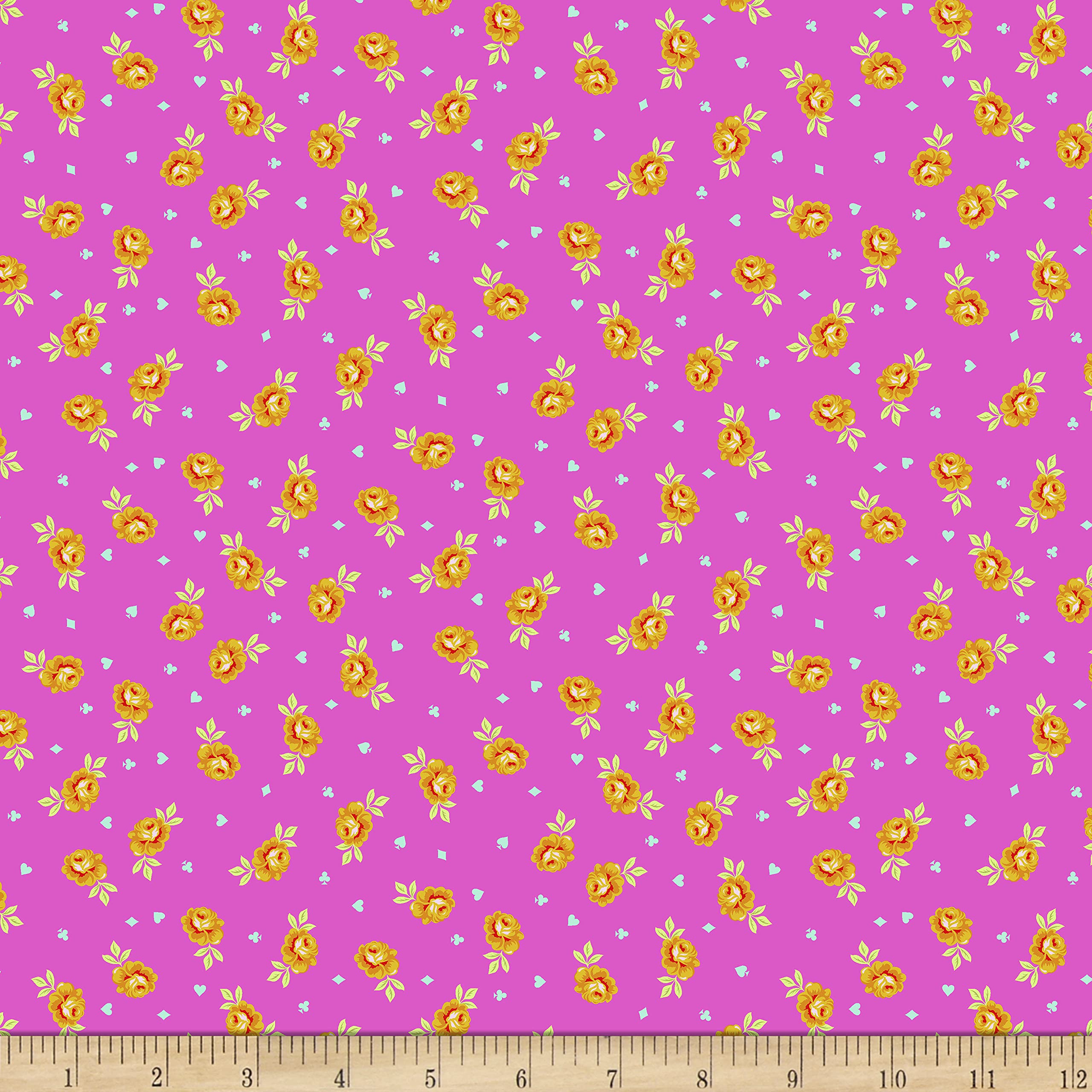 Tula Pink Curiouser and Curiouser Baby Buds Wonder Cotton Fabric by the Yard - Perfect for Quilting, Sewing, and DIY Craft Projects