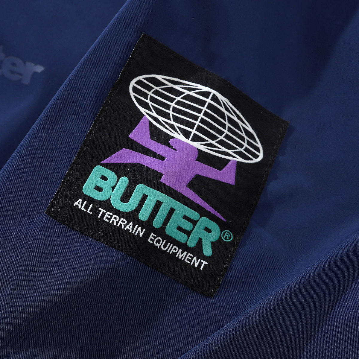Waterproof Butter-T Rain Jacket for Men & Women - Navy Blue Outdoor Windbreaker for Hiking, Camping & Travel
