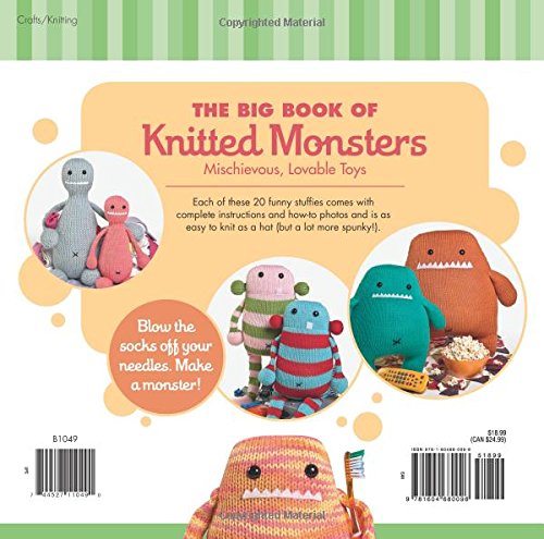 Knitted Monster Toys Book - The Big Book of Knitted Monsters for DIY Amigurumi & Soft Toy Making - Perfect for Crafters, Knitters & Gift Giving
