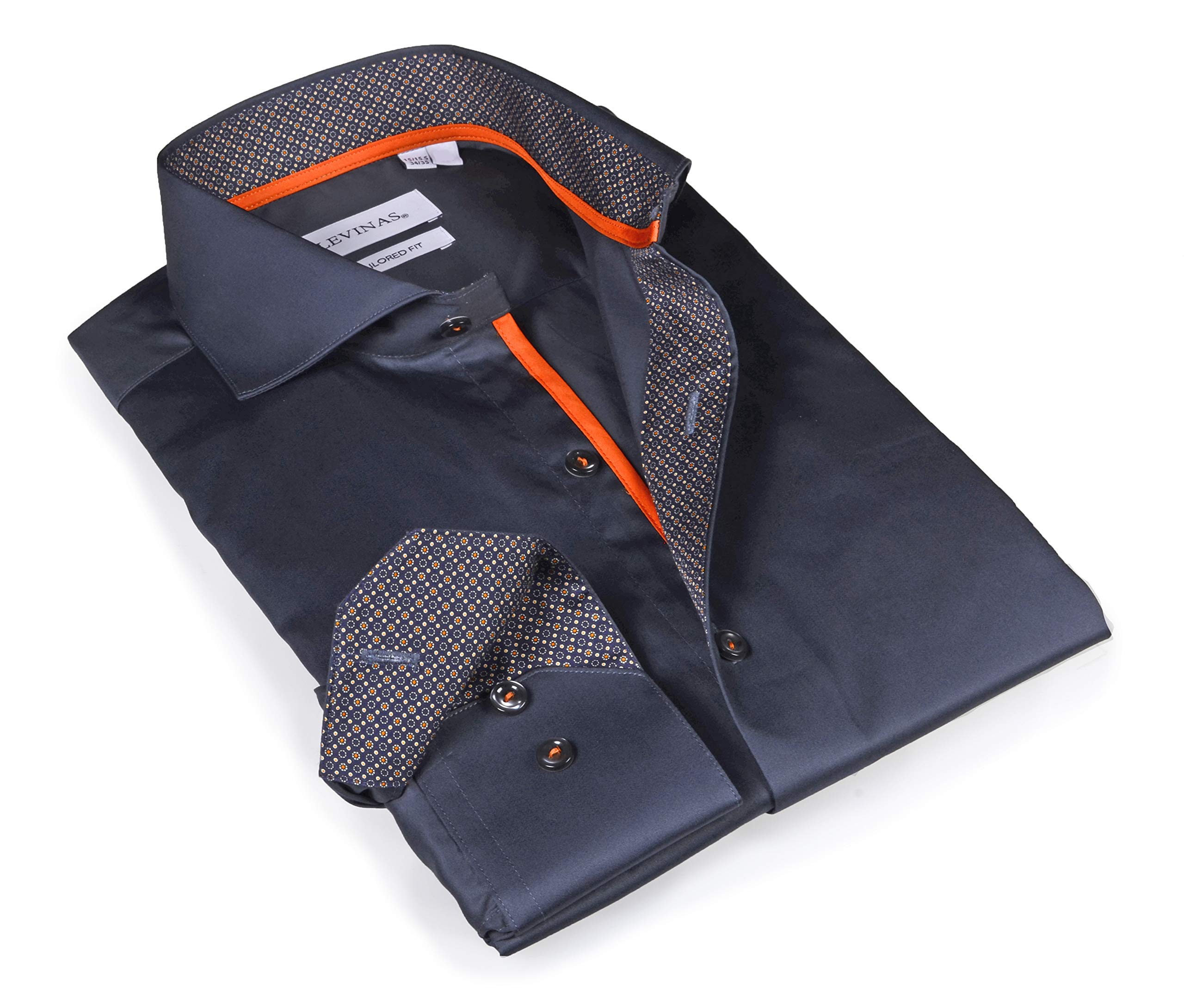 Premium Men's Dress Shirts | 100% Cotton Long Sleeve Button Down Shirts | Slim Fit Formal & Business Attire | Perfect for Office, Interviews & Special Occasions