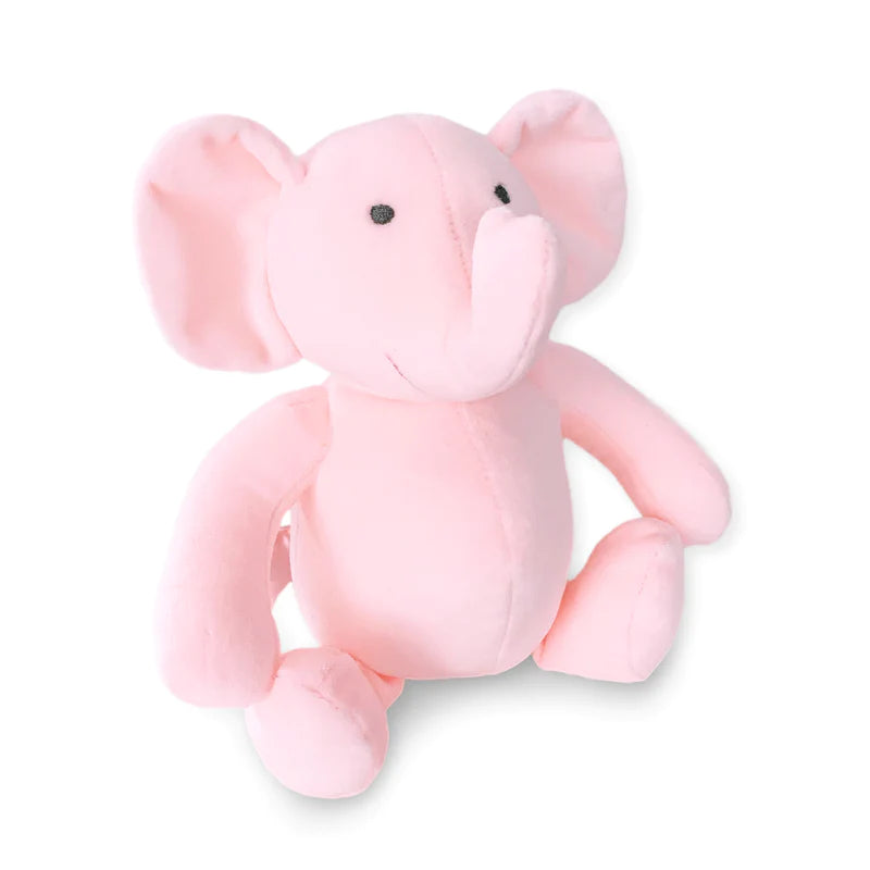 Soft Pink Plush Elephant Stuffed Animal - Cute & Huggable Toy for Kids, Nursery Decor, Baby Shower Gift