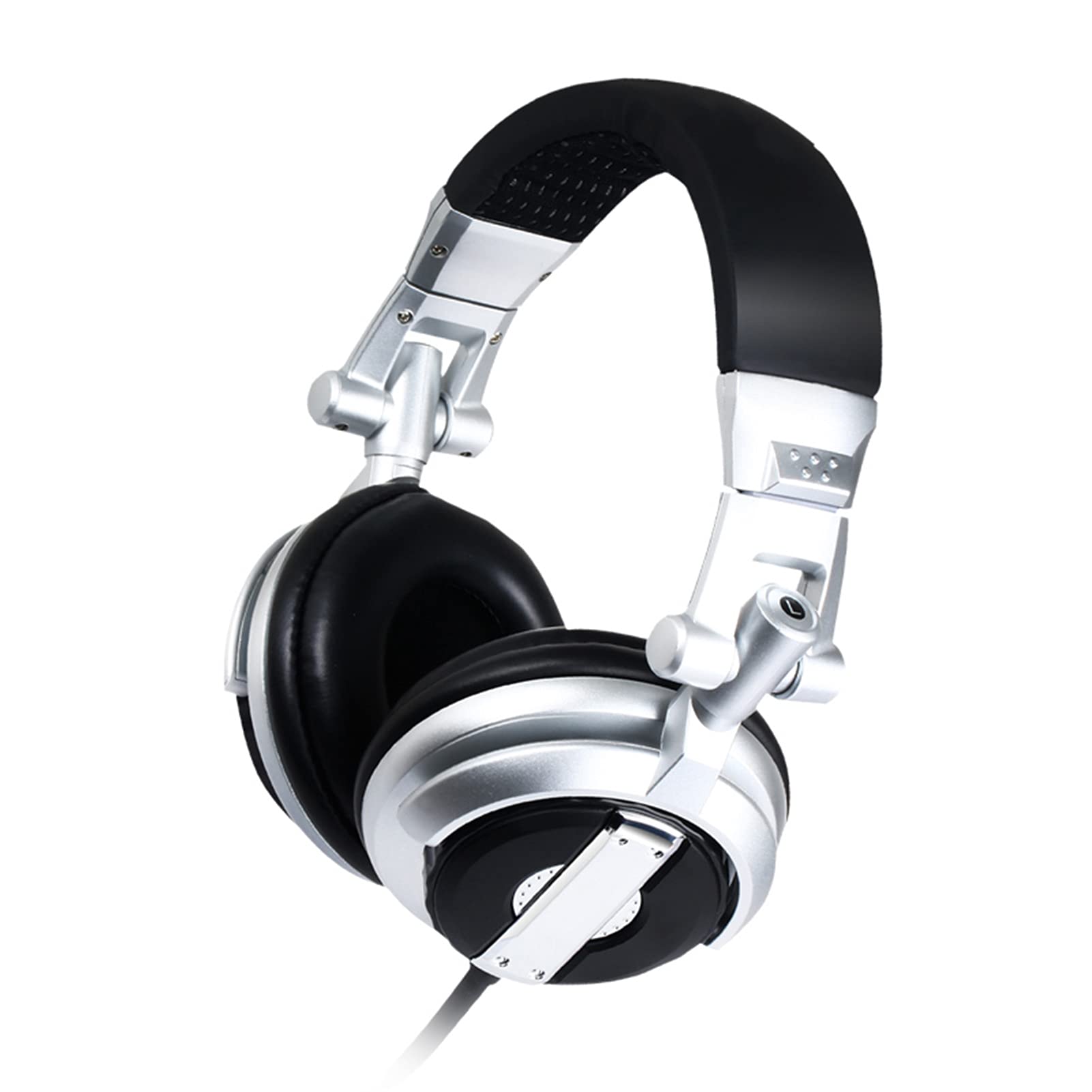 Best PC Gaming Headphones with Microphone - Foldable & Portable Gaming Headset for VR, DJ Monitoring, Room Recording & Live Streaming (Silver) | Perfect for Esports, Twitch Streaming & Home Studio Use