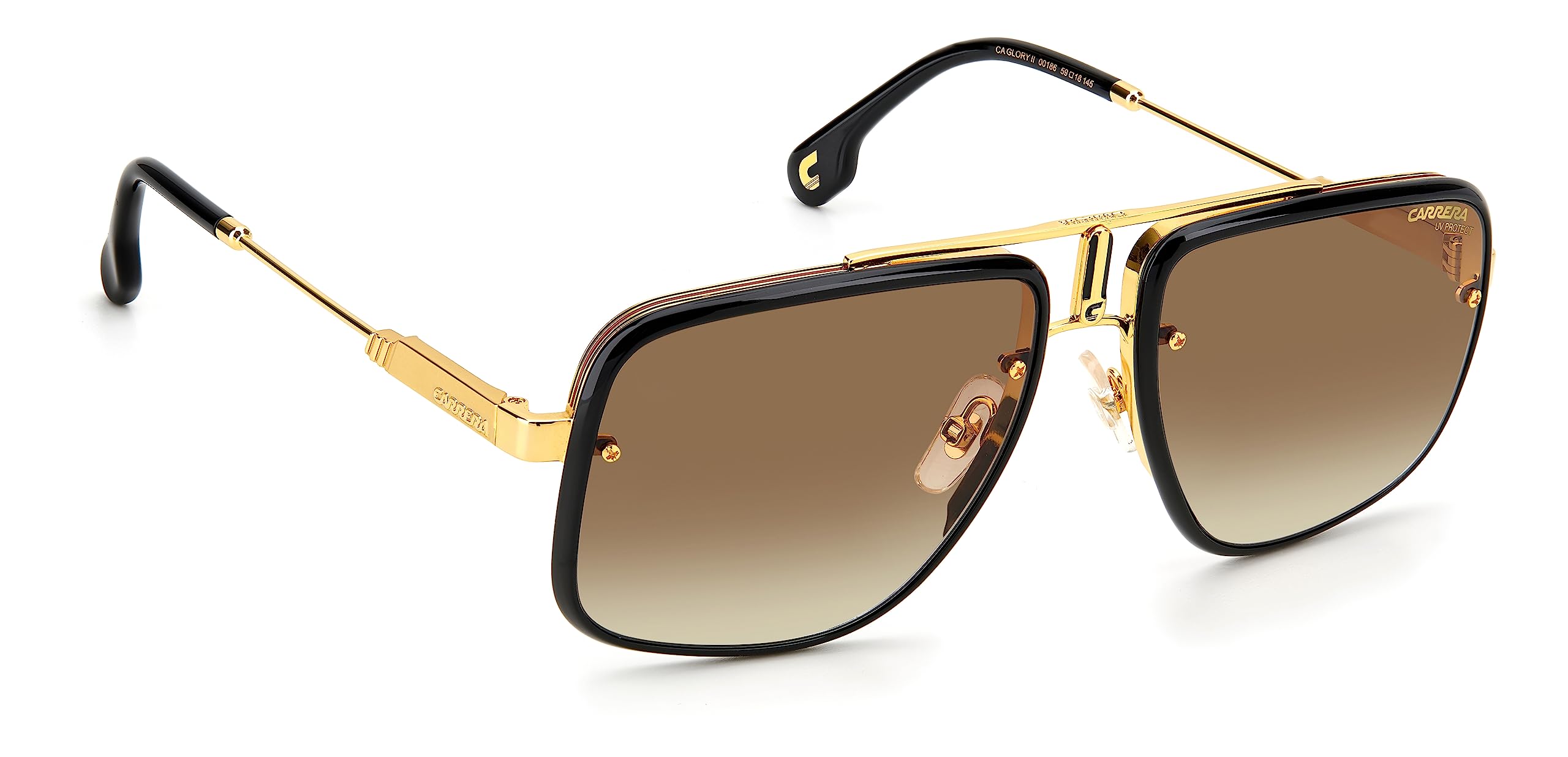 Carrera Men's Modern Standard Sunglasses – UV Protection Polarized Aviator Sunglasses for Driving, Outdoor & Fashion | Lightweight & Durable Frame