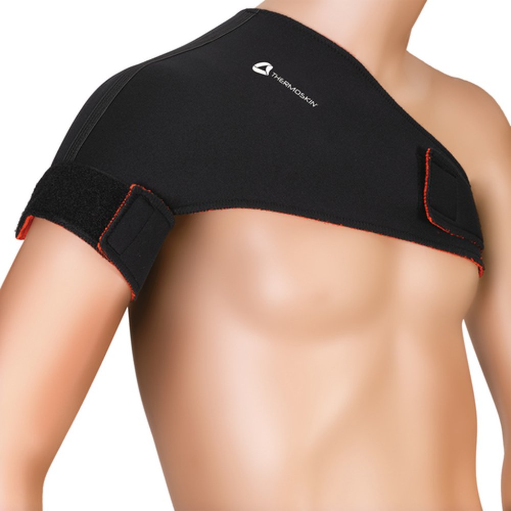 Thermoskin Sport Shoulder Wrap - Adjustable Support for Shoulder Pain Relief & Injury Recovery - Ideal for Athletes, Gym Workouts & Post-Surgery Rehabilitation