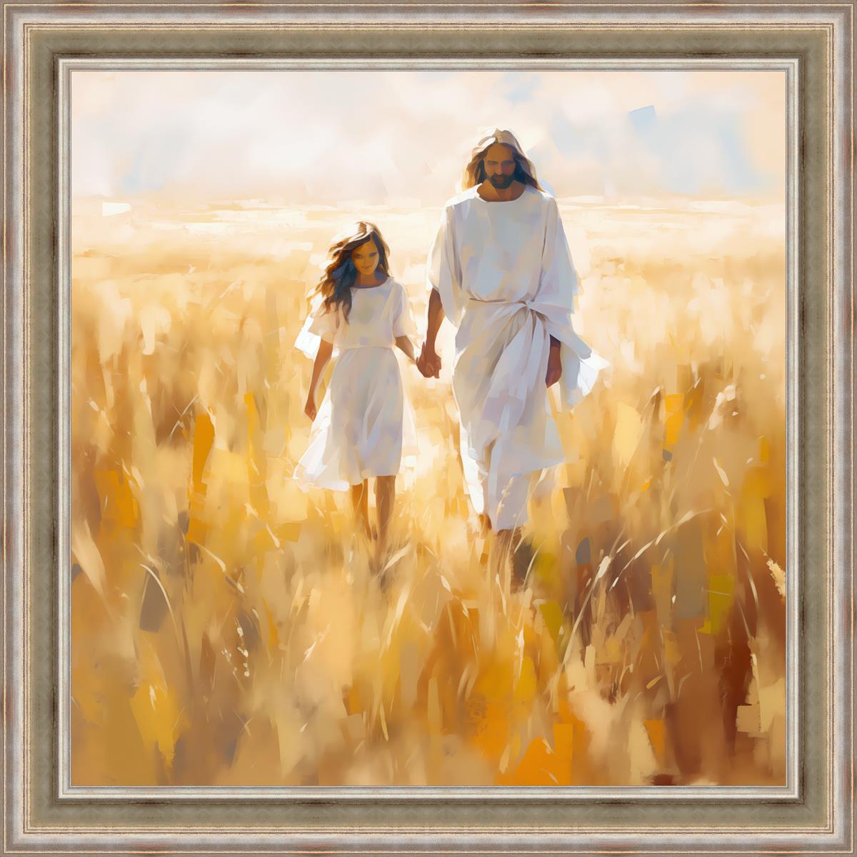 Come Follow Me Large Wall Art - Inspirational Christian Home Decor for Living Room, Bedroom & Office - Perfect Gift for Religious Families
