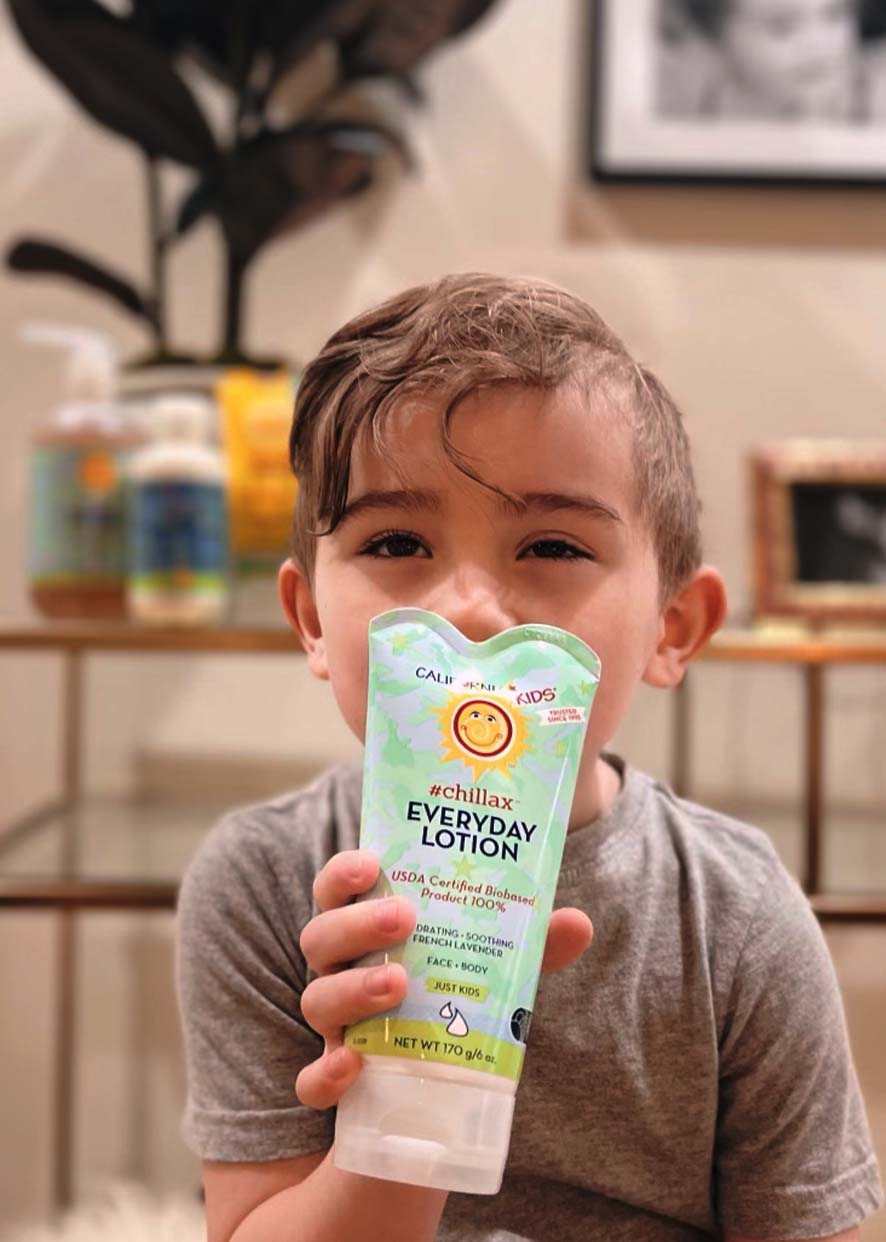 California Kids #chillax™ Organic Everyday Lotion for Babies & Kids - Hydrating, Fragrance-Free, Hypoallergenic Body Moisturizer - Perfect for Daily Use, Dry Skin Relief & Sensitive Skin Care