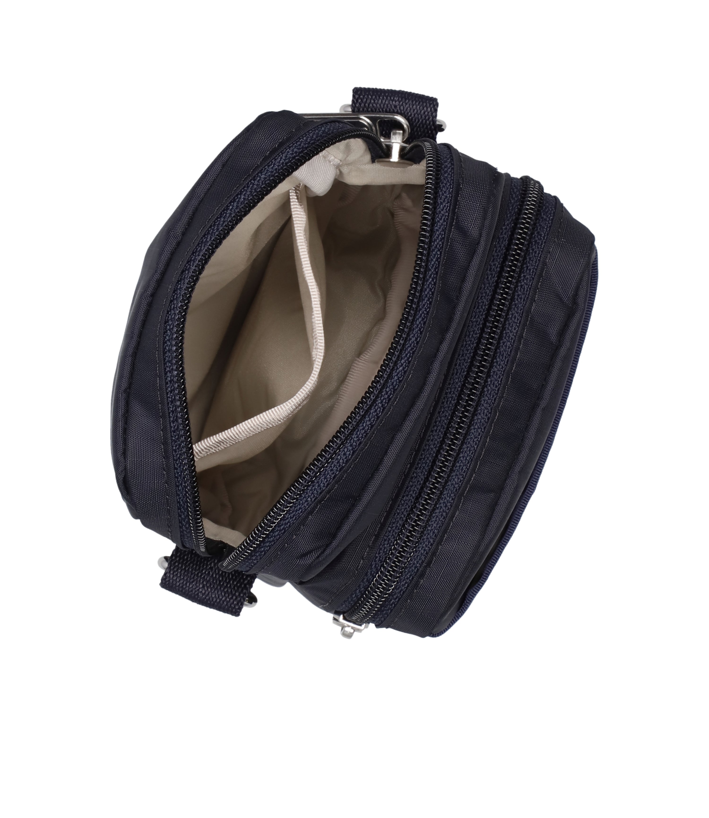 Mini Phone Bag for Women - Deep Sea Navy Blue Solid Crossbody Pouch - Compact & Stylish for Everyday Use, Travel, and Outings - Model 1301 R111