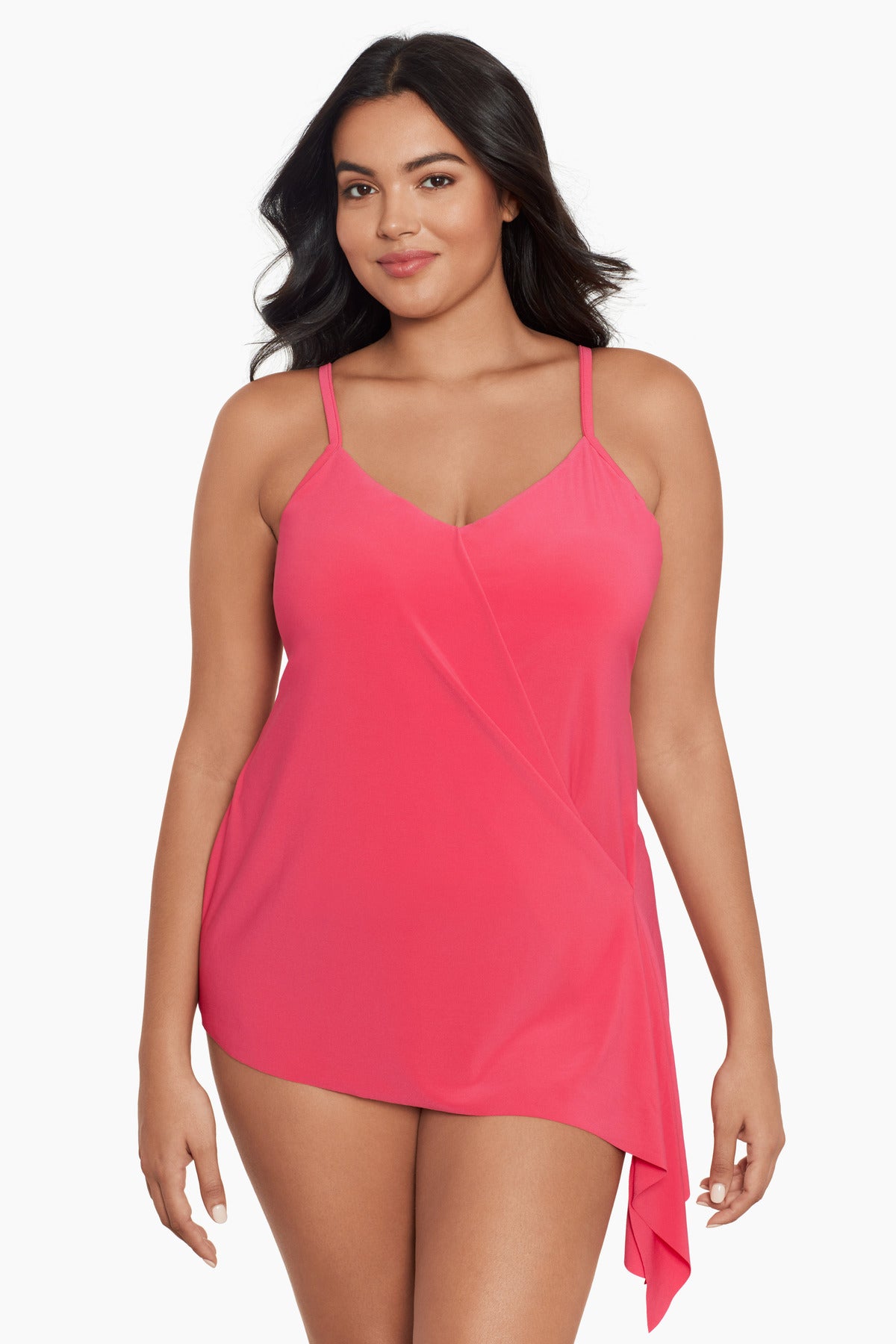 Plus Size Alex Tankini Top for Women - Flattering Swimwear with Adjustable Straps & UPF Protection - Perfect for Beach, Pool & Summer Vacations