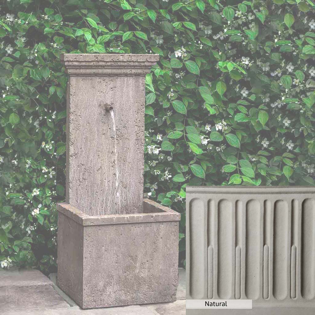 Campania International Marais Wall Fountain - Outdoor Garden Water Feature for Patio, Yard & Landscape Decor