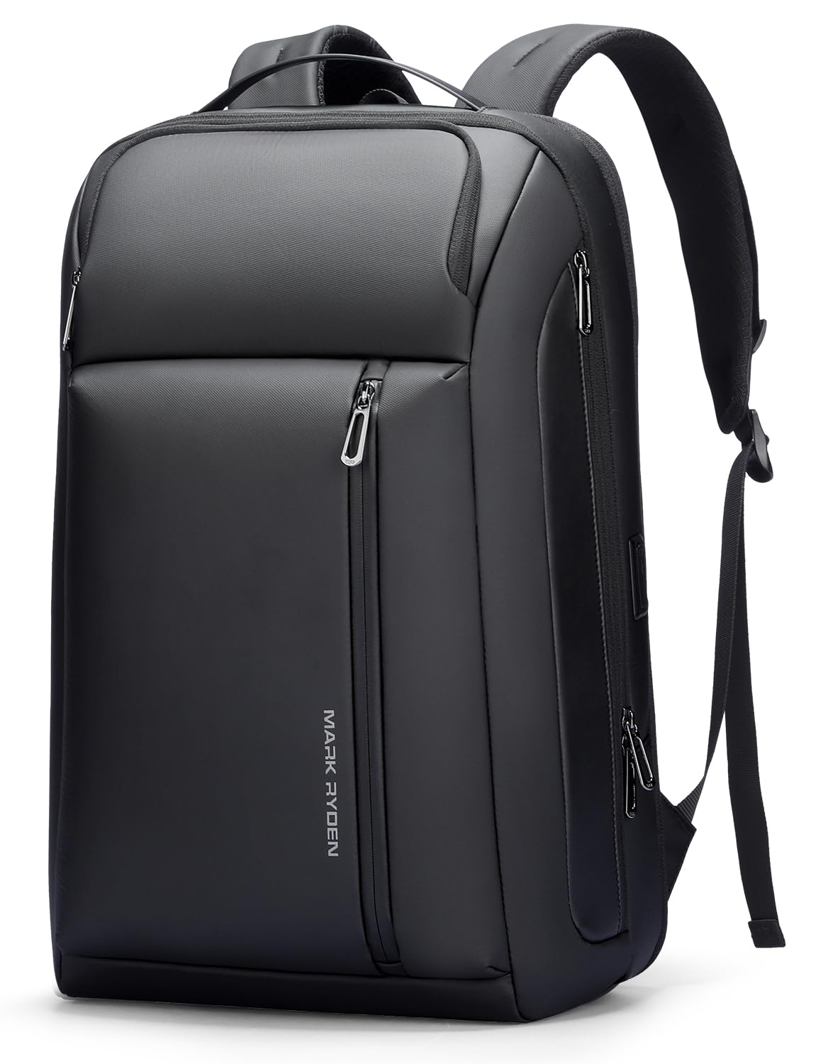 Mark Ryden Expandable 25-35L Waterproof Laptop Backpack for Men with USB Charging Port - Durable 15.6 Inch Computer Backpack for Work, Commute & Travel - Perfect for Business Trips, College Students and Daily Office Use