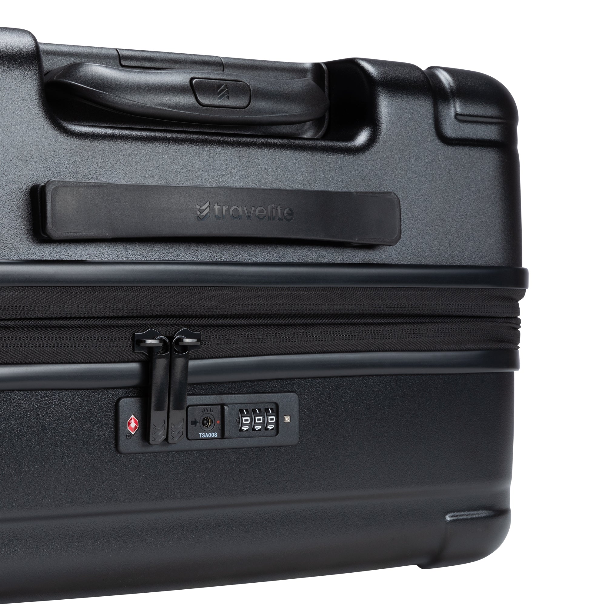 Travelite Expandable Polycarbonate Spinner Luggage - Large Lightweight Suitcase for Business Travel & Vacation | Durable & Stylish Carry-On
